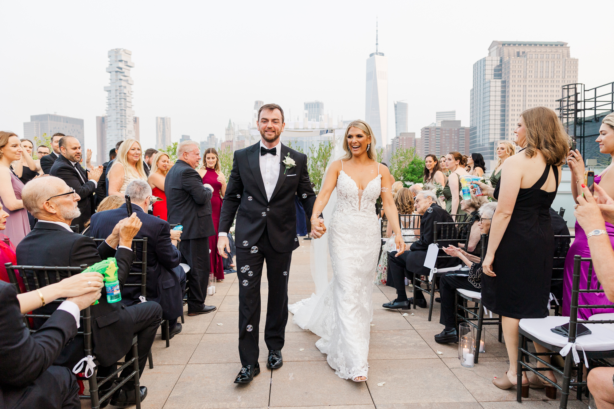 Joyful Wedding at Tribeca Rooftop Photo Gallery