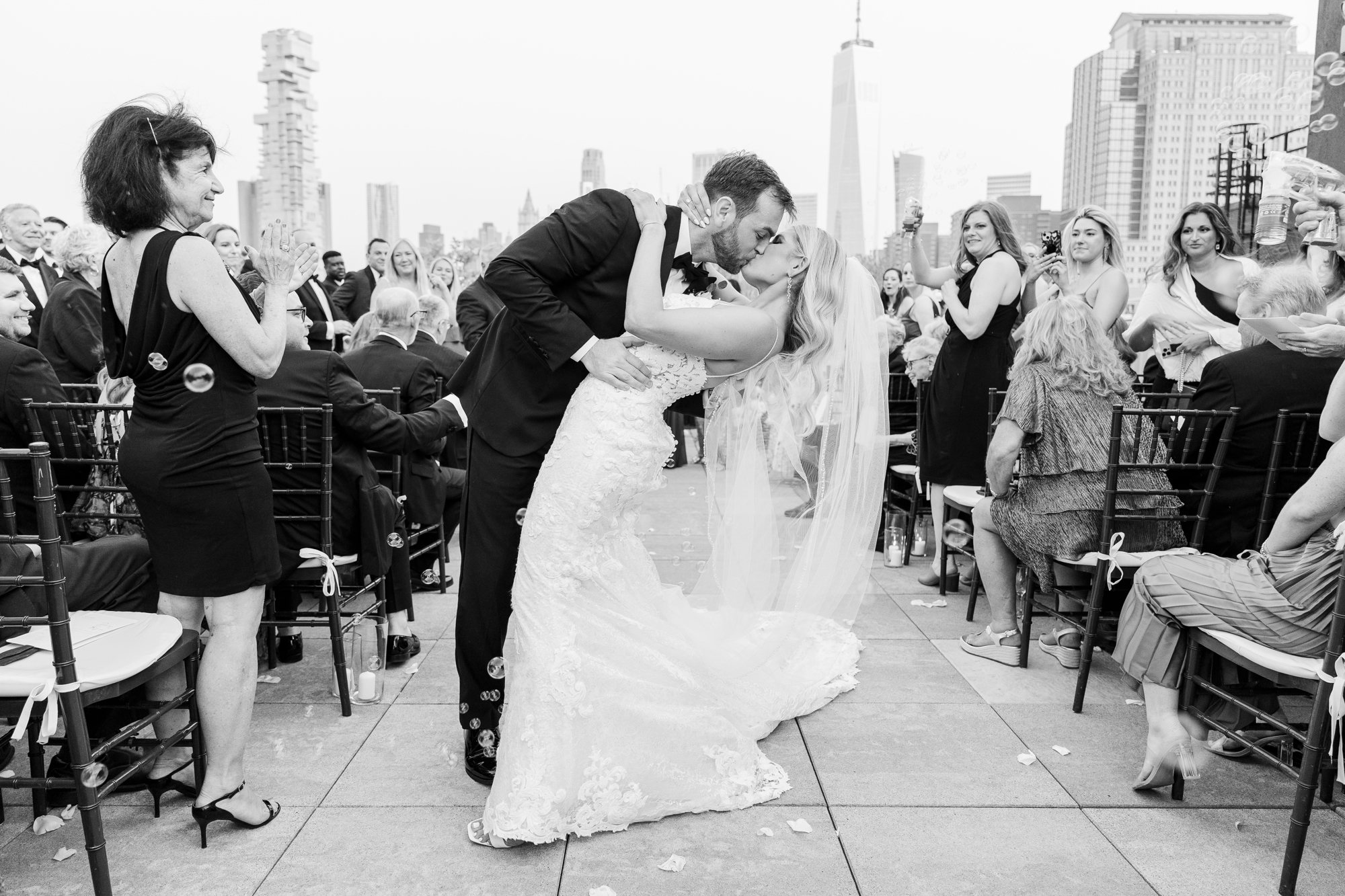 Flawless Wedding at Tribeca Rooftop Photo Gallery