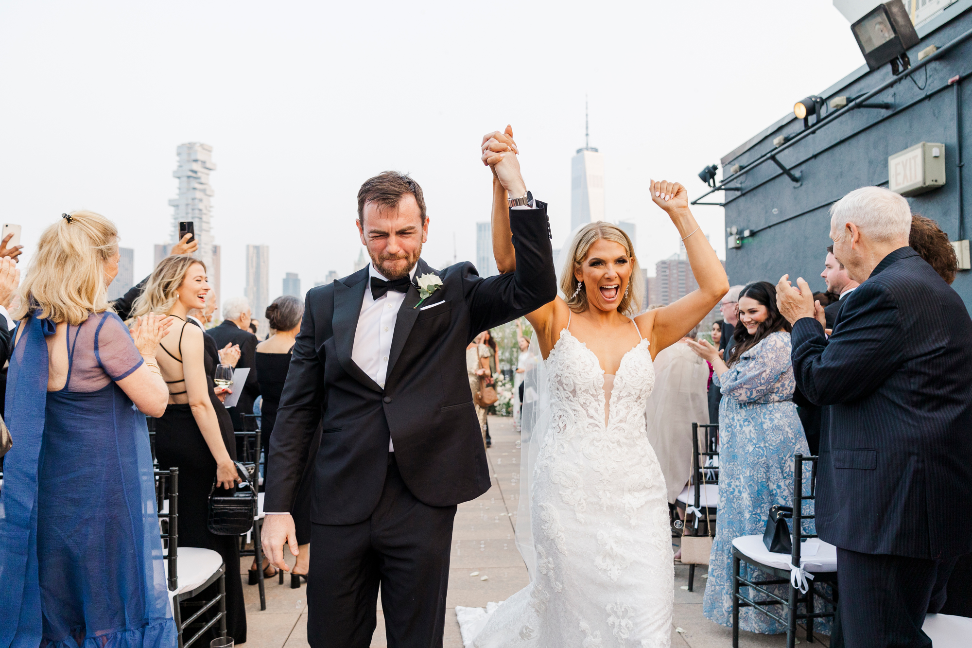 Breathtaking Wedding at Tribeca Rooftop Photo Gallery