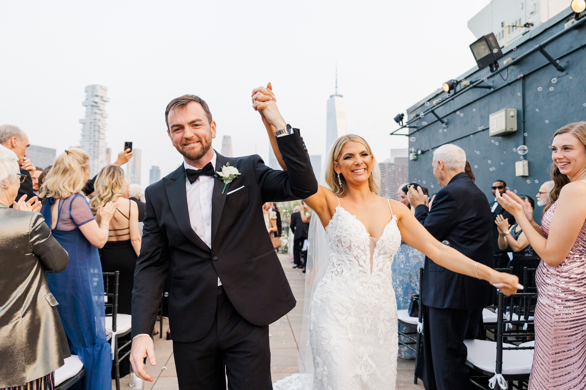 Iconic Wedding at Tribeca Rooftop Photo Gallery