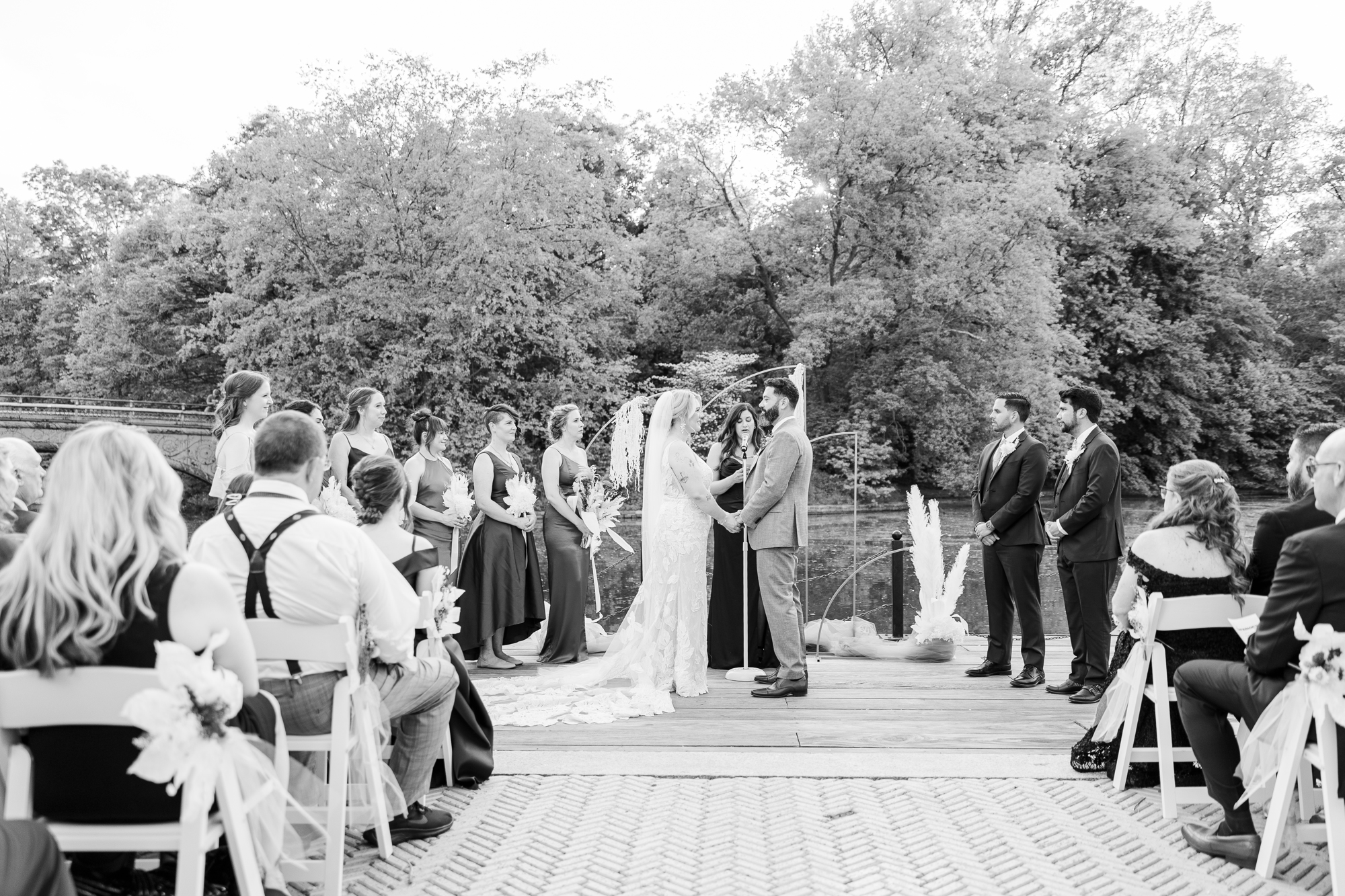 Stylish Prospect Park Boathouse Wedding