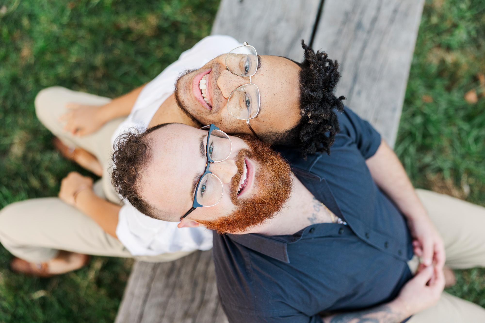 Stunning long dock park engagement photos
