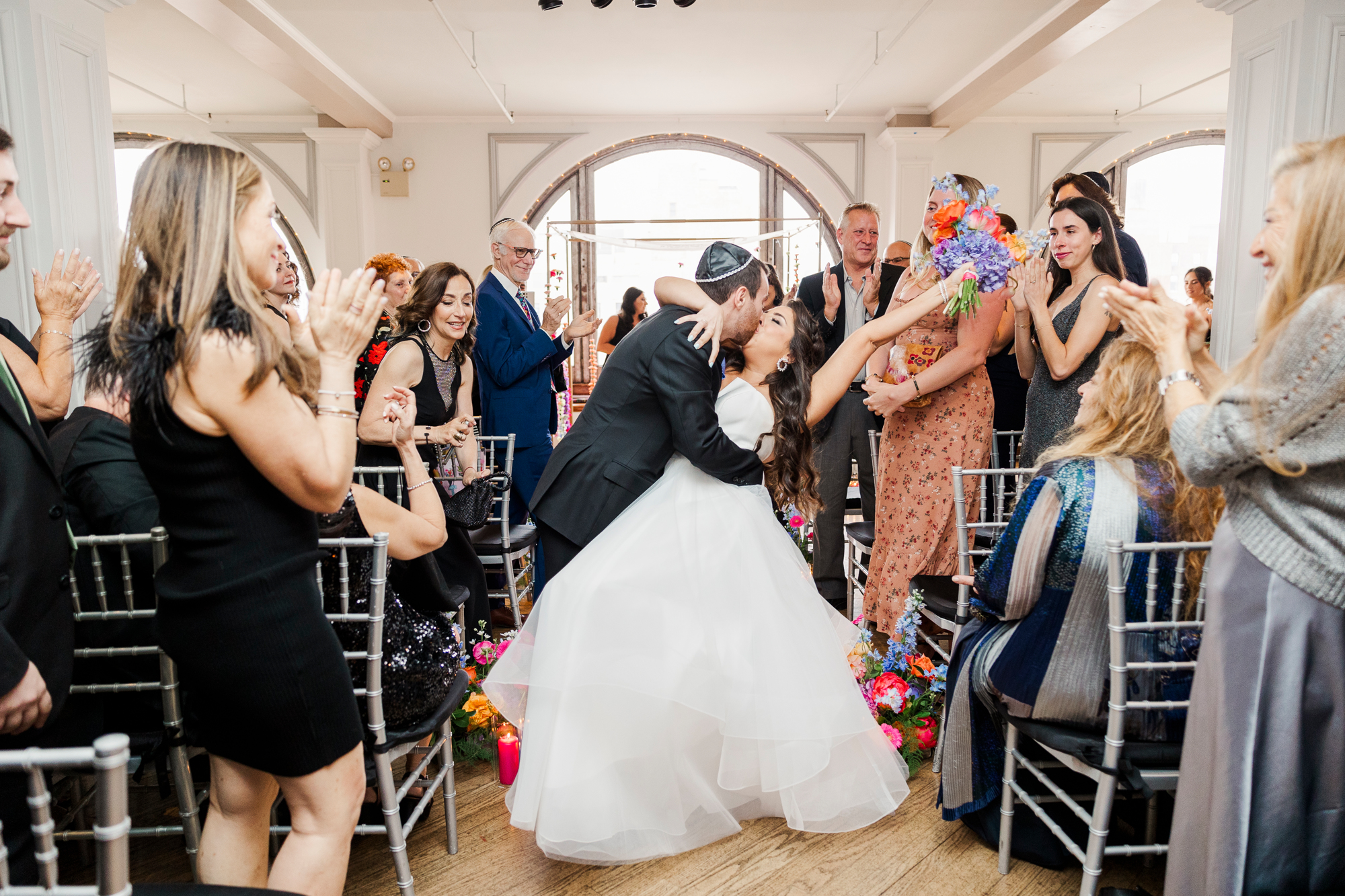 Cheerful Wedding in a Manhattan Penthouse