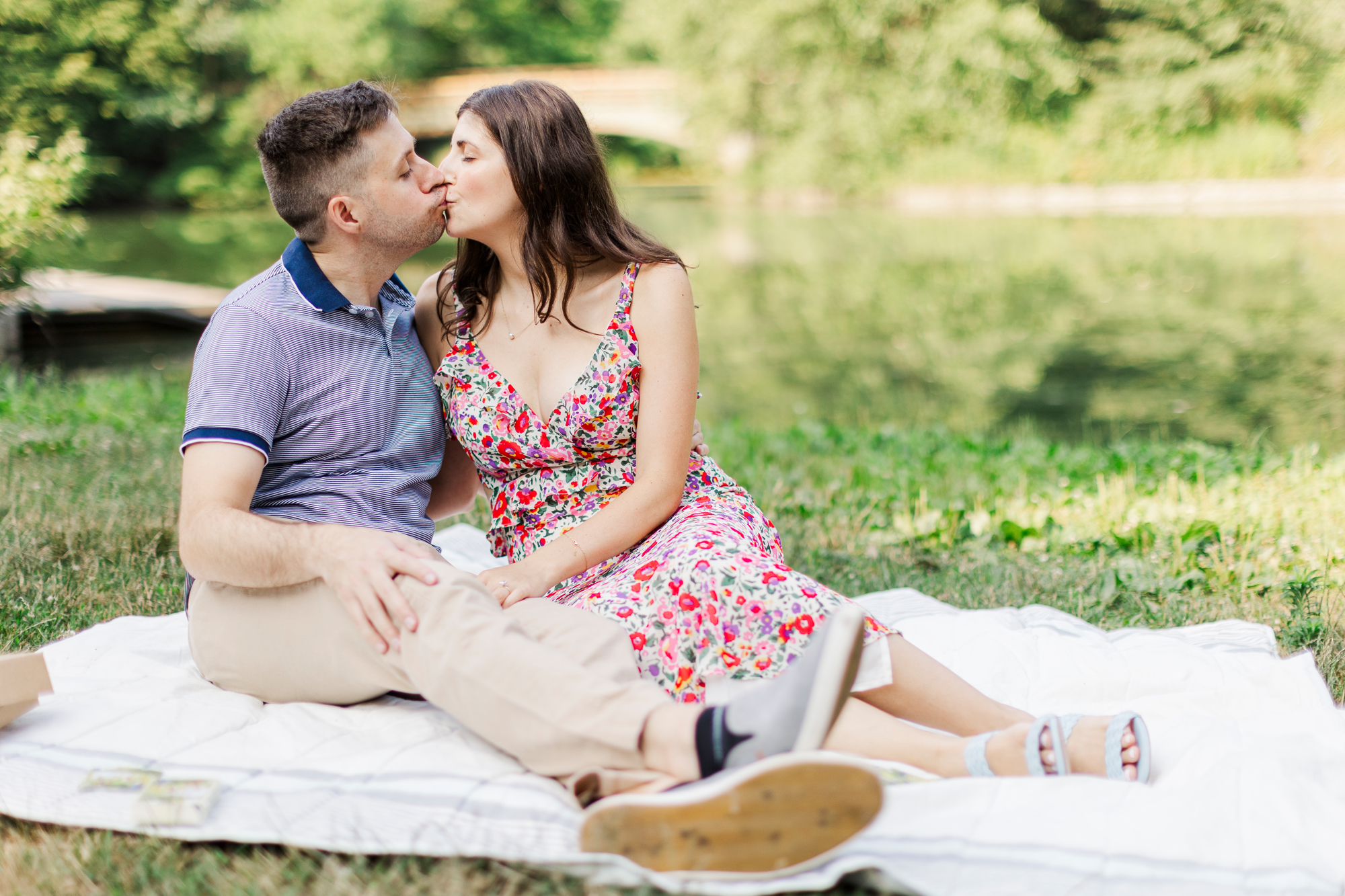 Perfect engagement session in Prospect Park