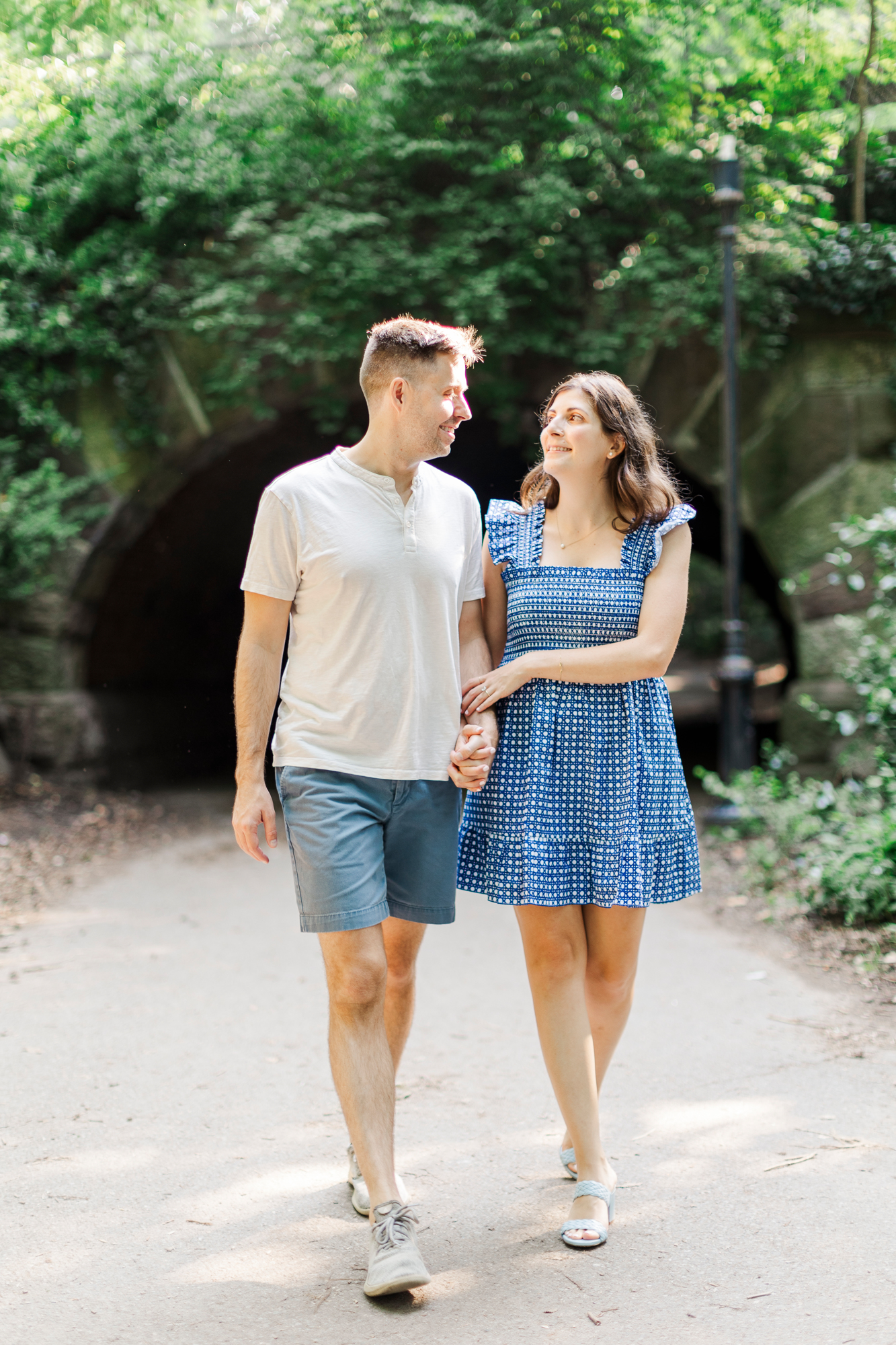 Flawless engagement session in Prospect Park