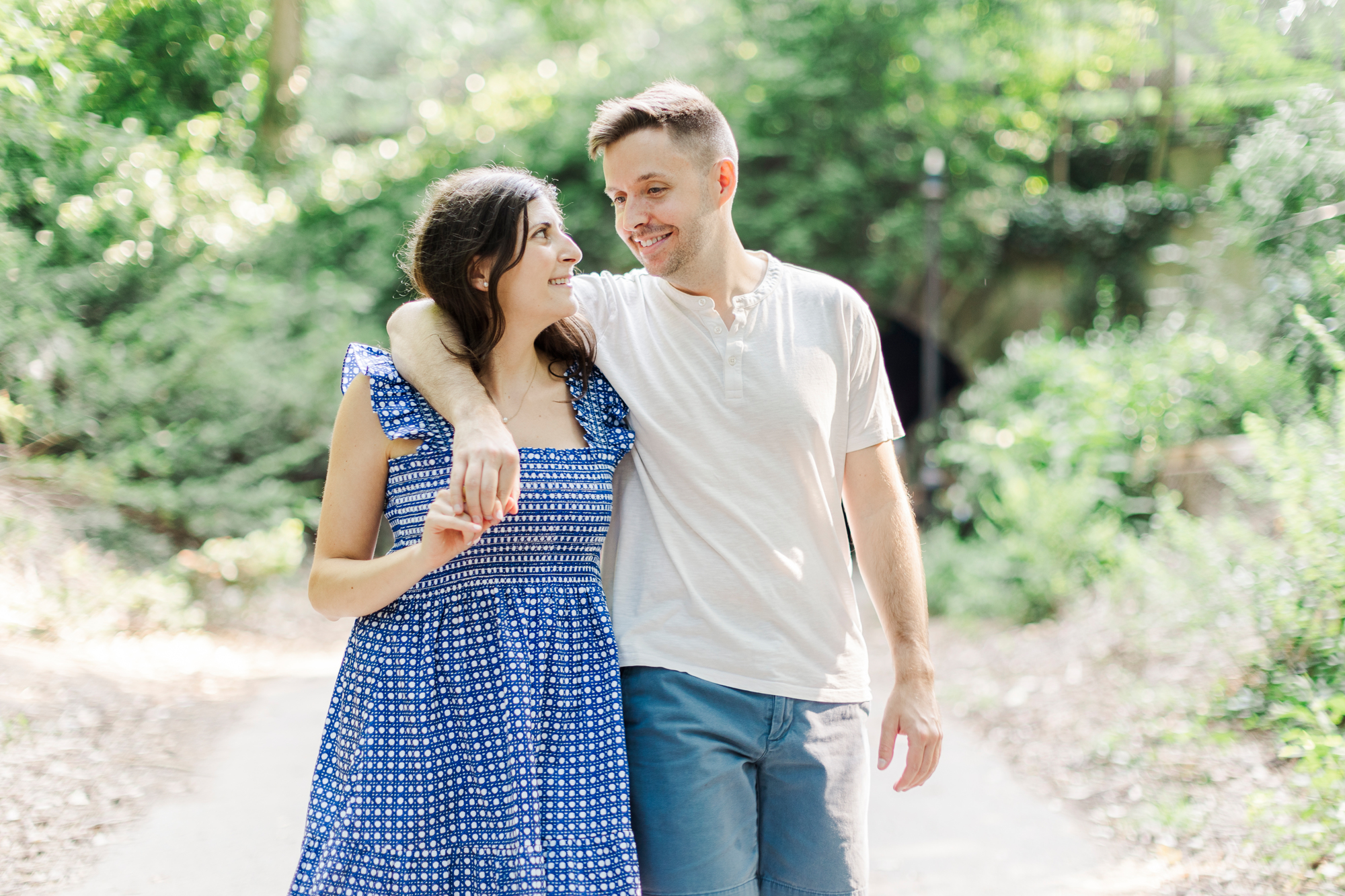 Magical engagement session in Prospect Park