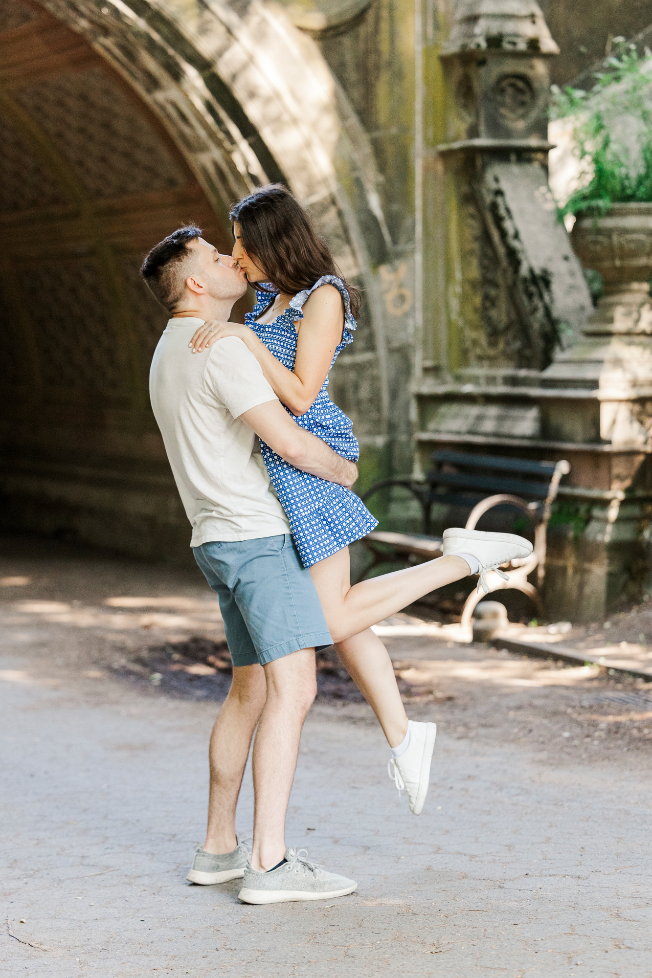 Stunning engagement session in Prospect Park