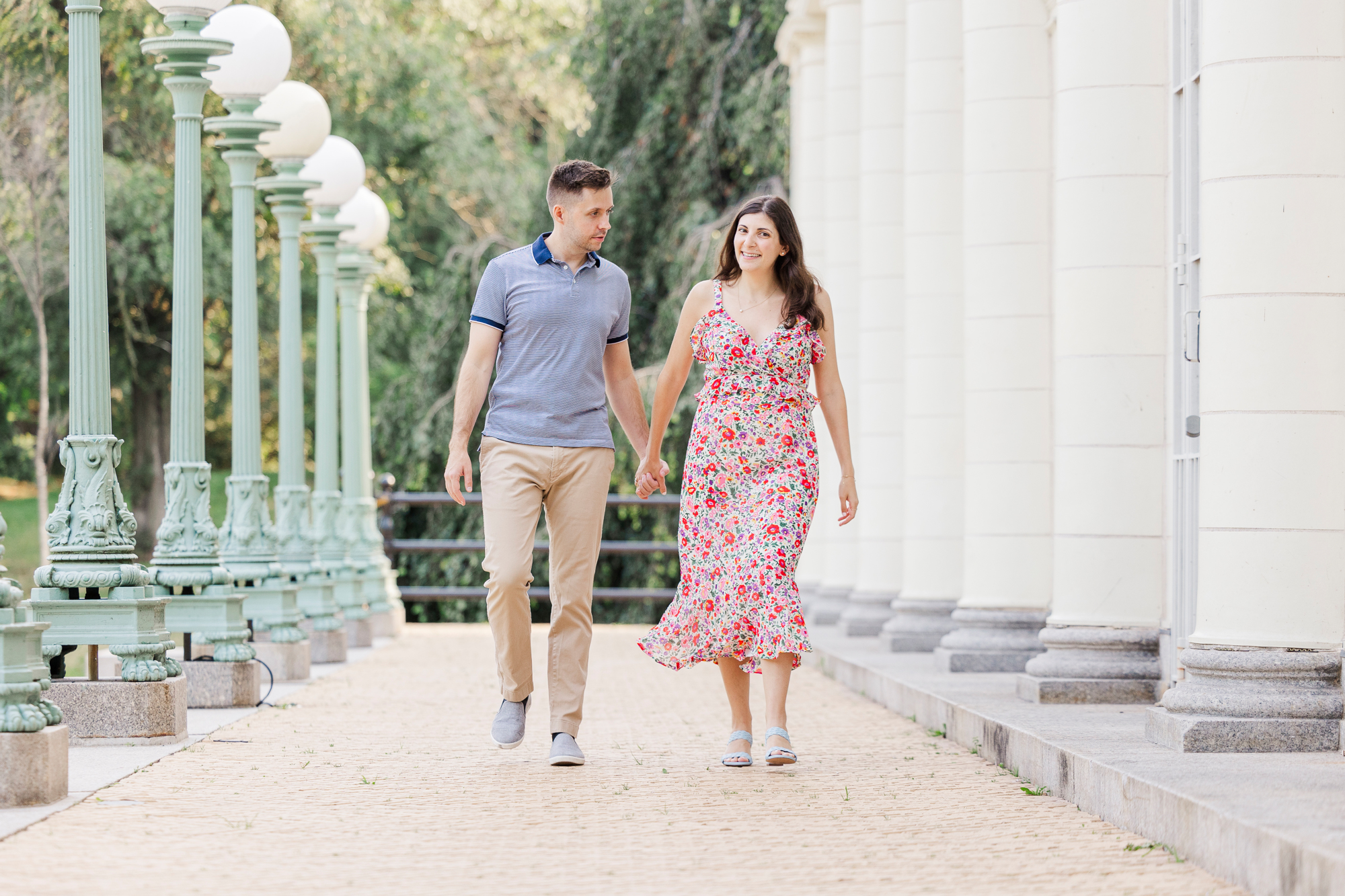 Authentic engagement session in Prospect Park