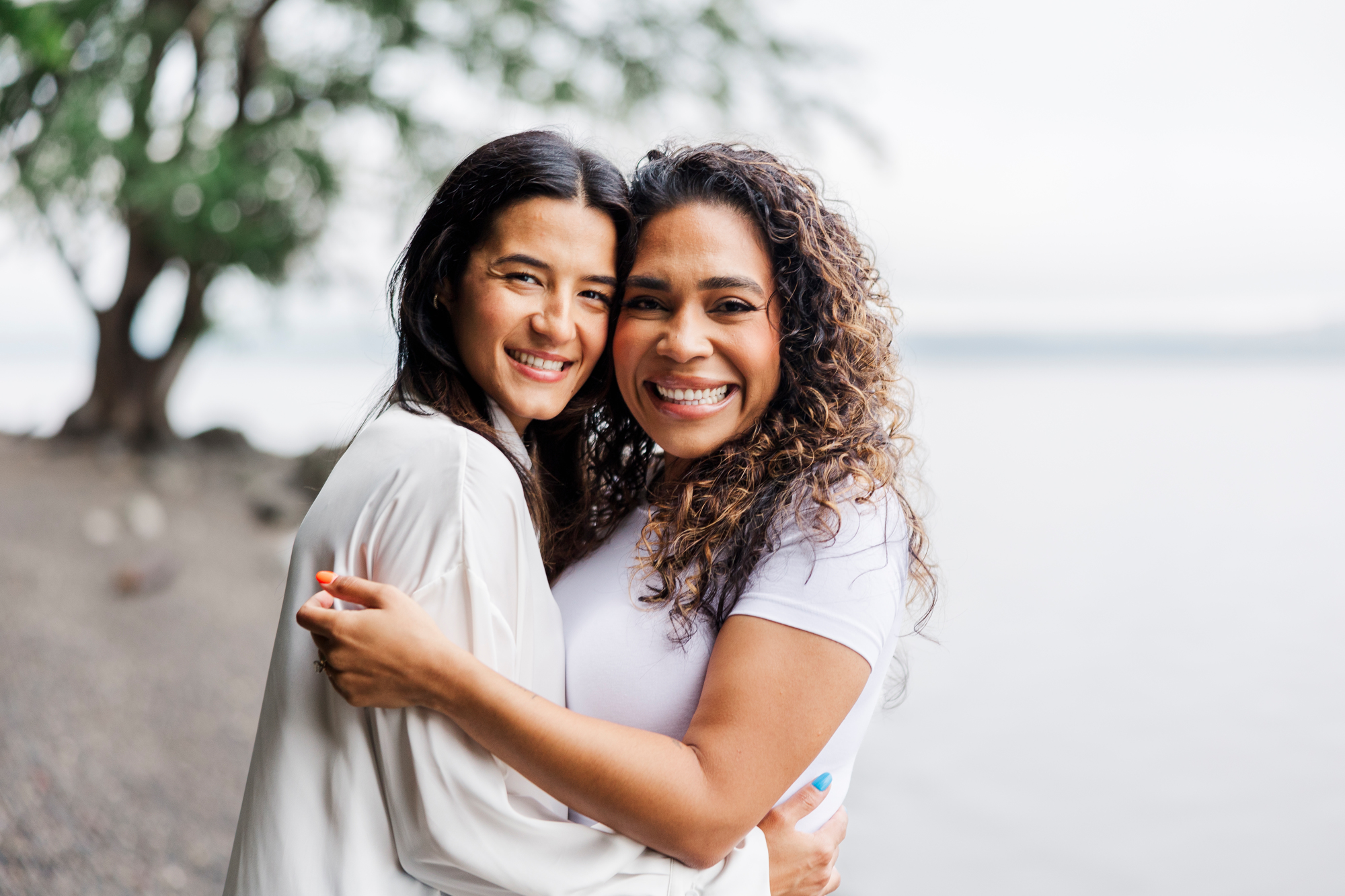 Natural Dennings Point engagement photos