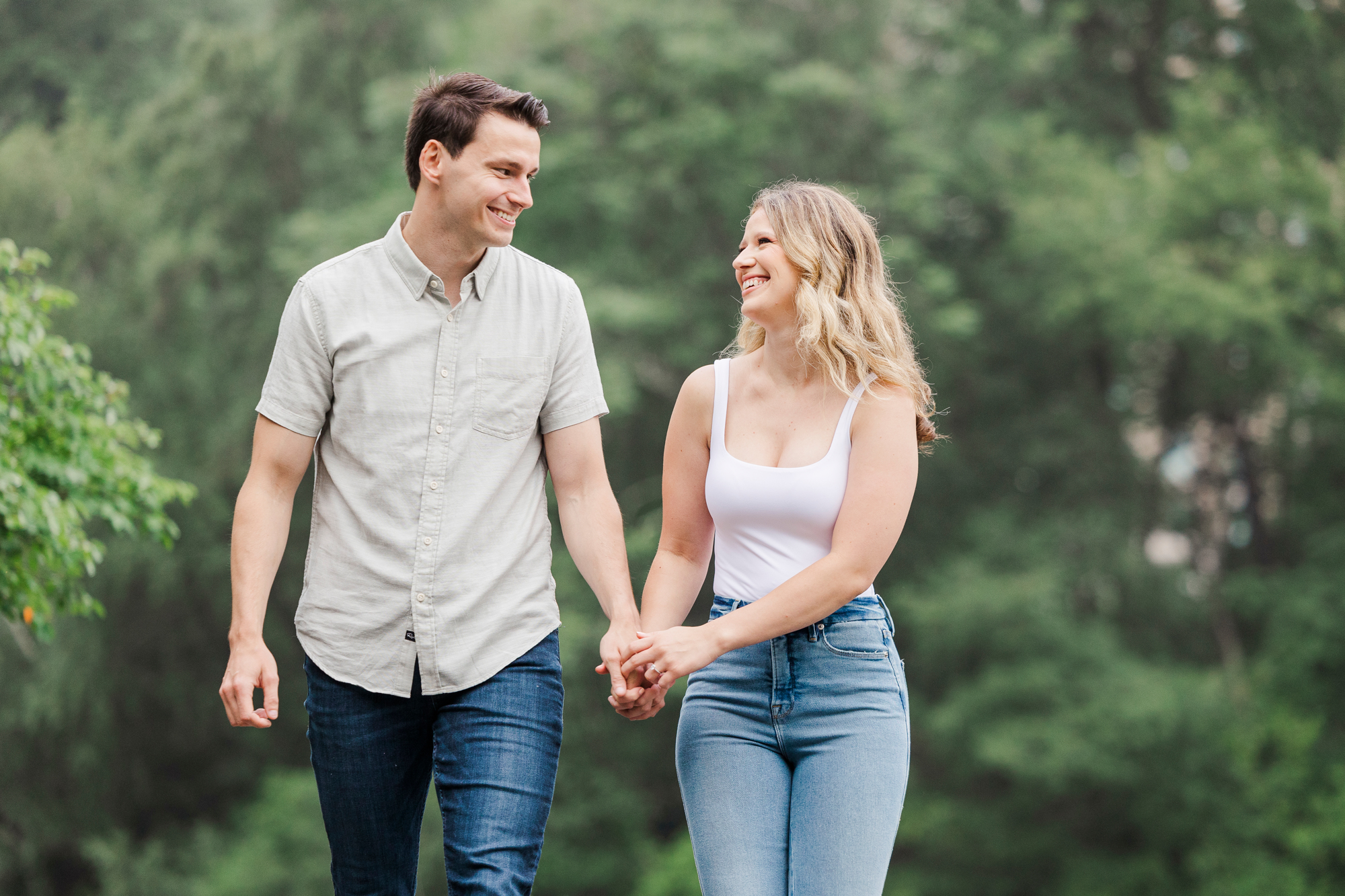 Candid Engagement Session in Central Park