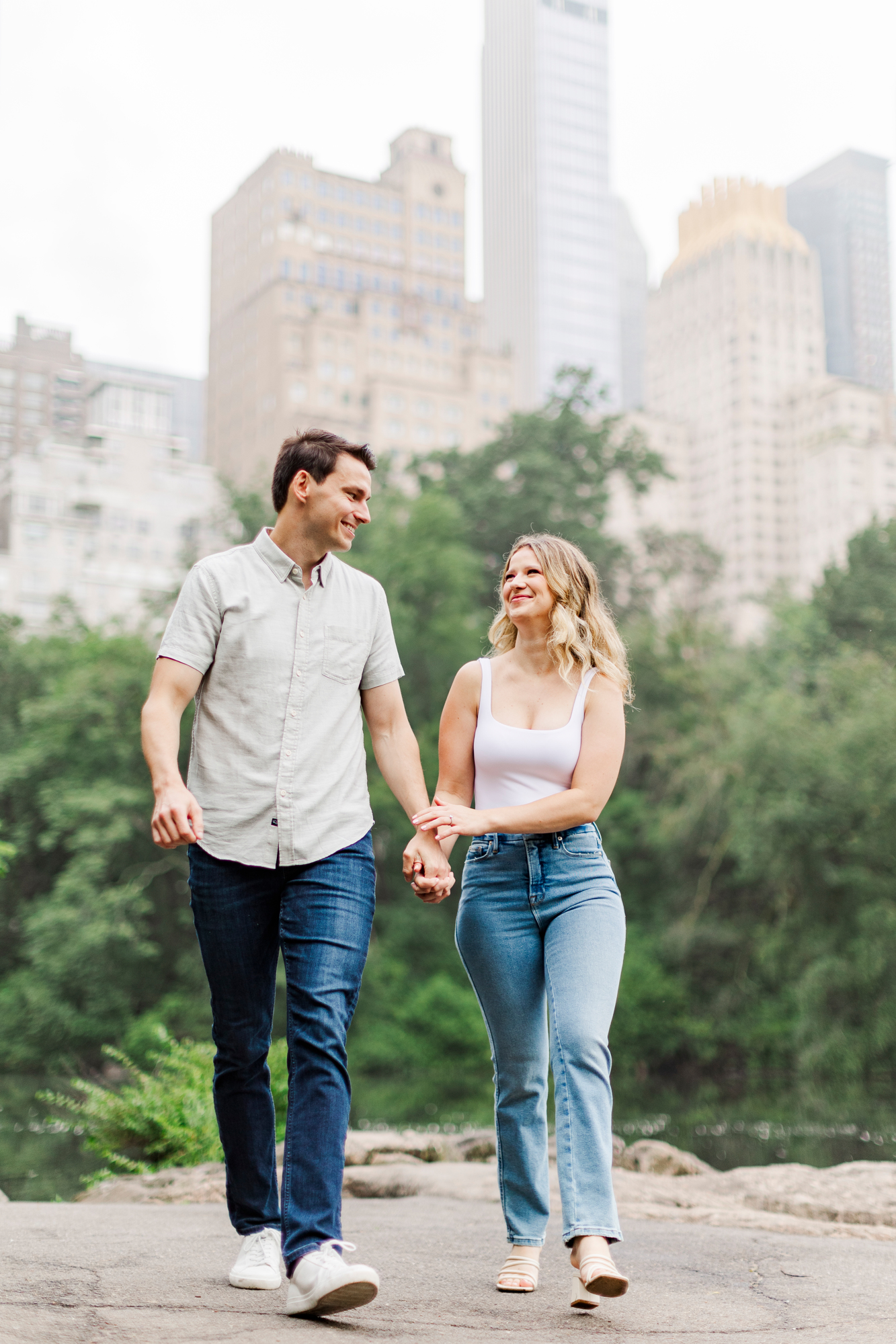 Intimate Engagement Session in Central Park