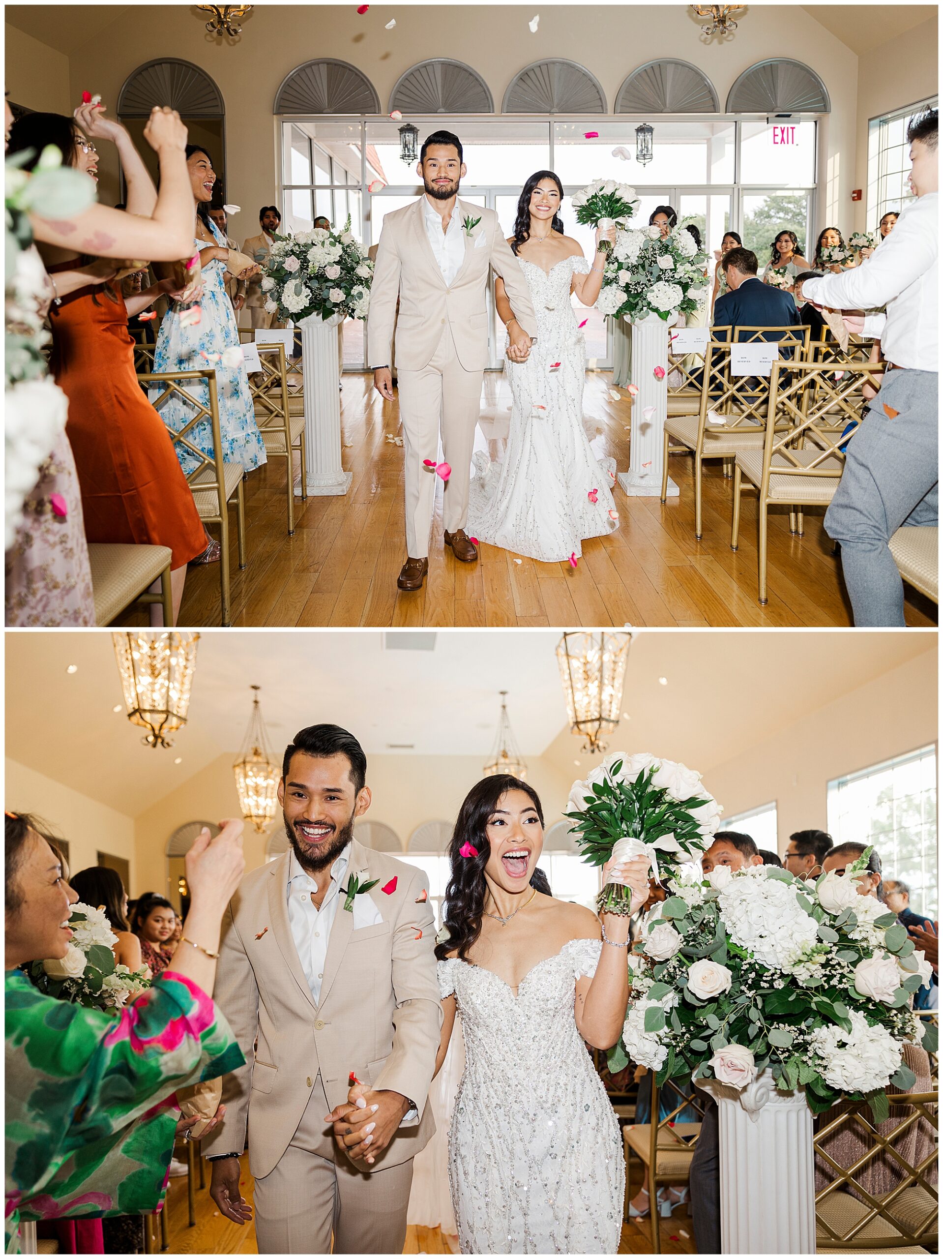 beautiful surf club on the sound wedding