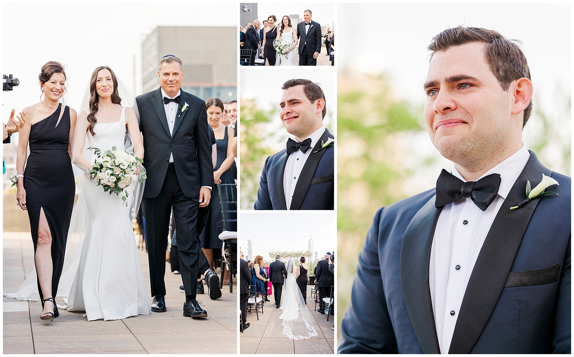 fabulous tribeca rooftop wedding in new york