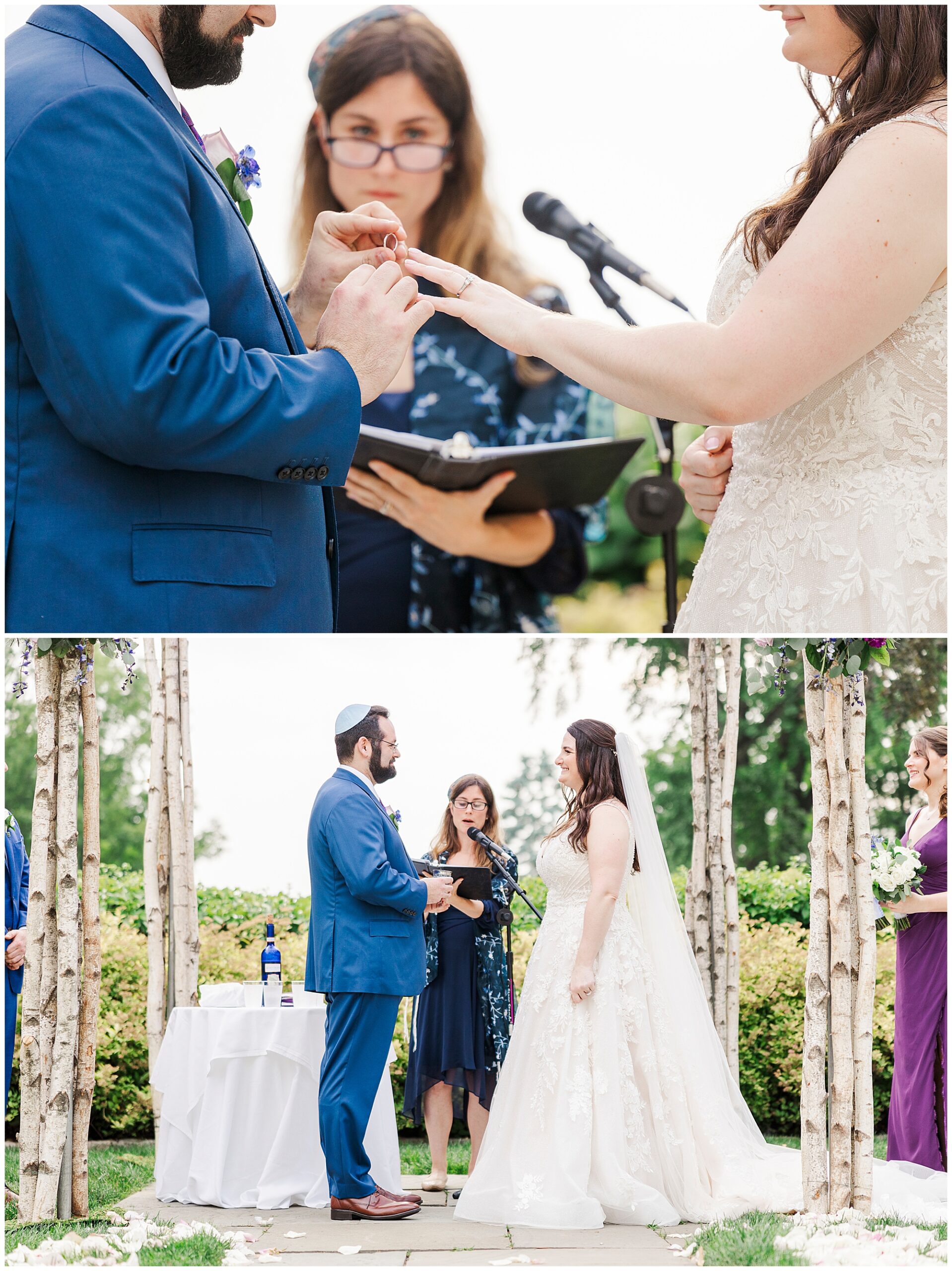 colorful wedding at the briarcliff manor