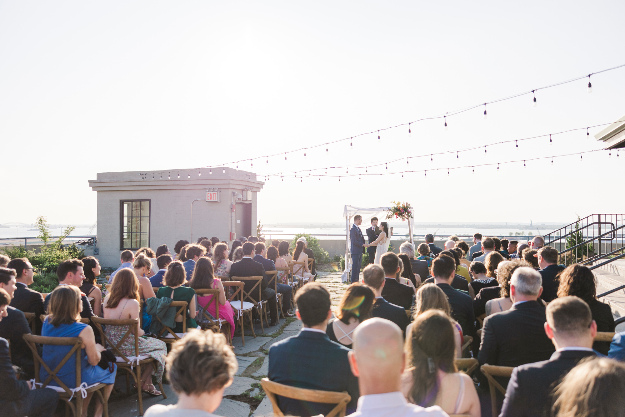 Personal Wedding at Brooklyn Grange in Sunset Park
