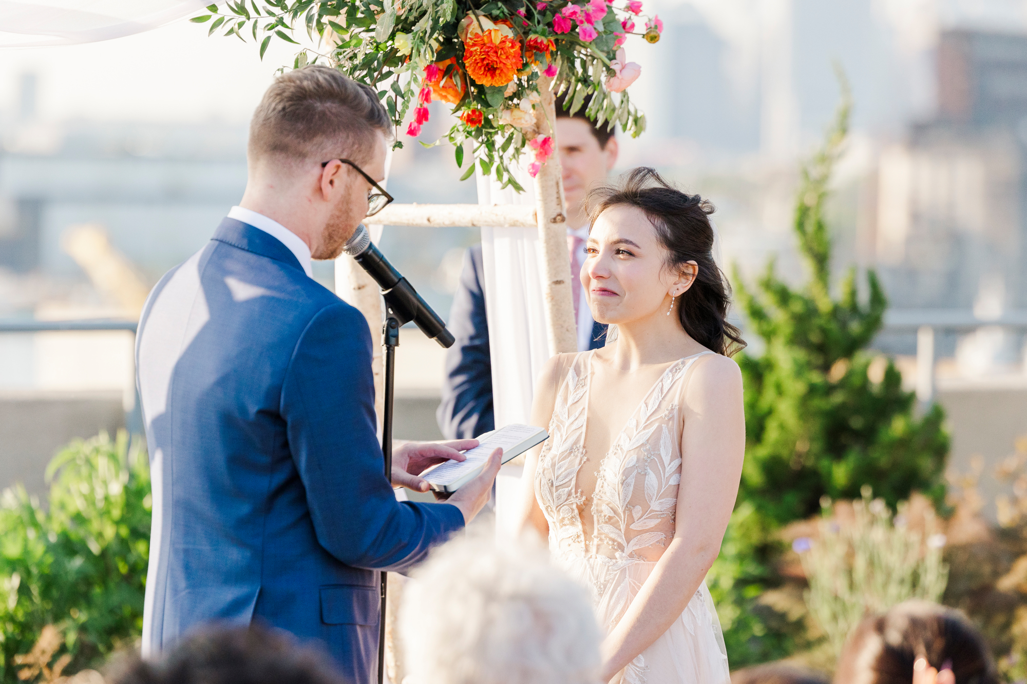 Magical Wedding at Brooklyn Grange in Sunset Park