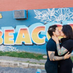 Terrific Beacon Main Street engagement photo shoot