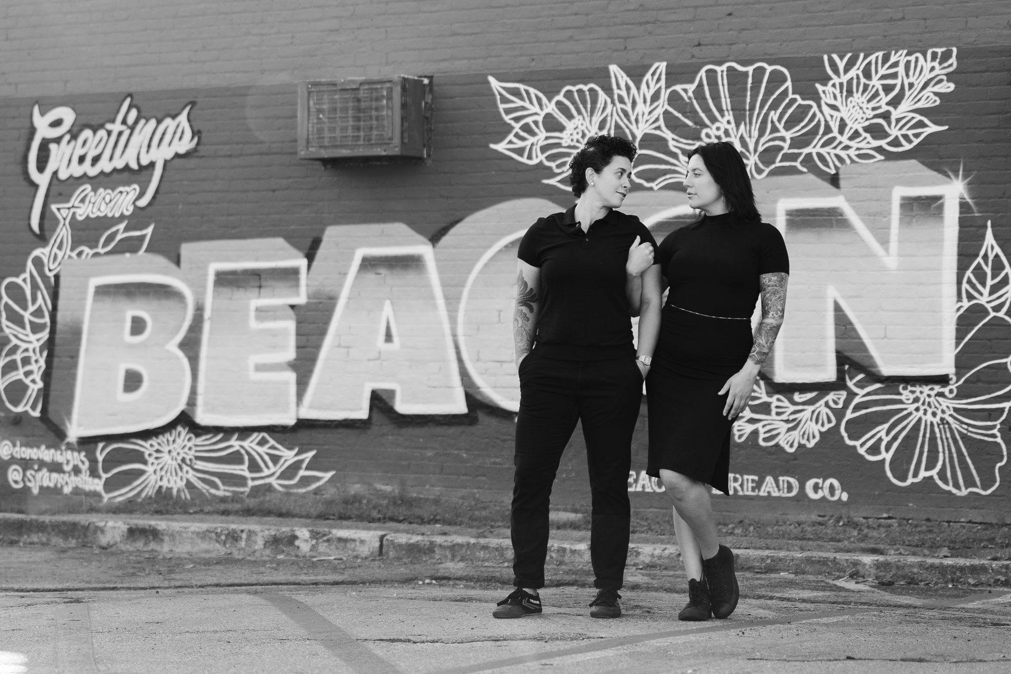 Joyous Beacon Main Street engagement photo shoot