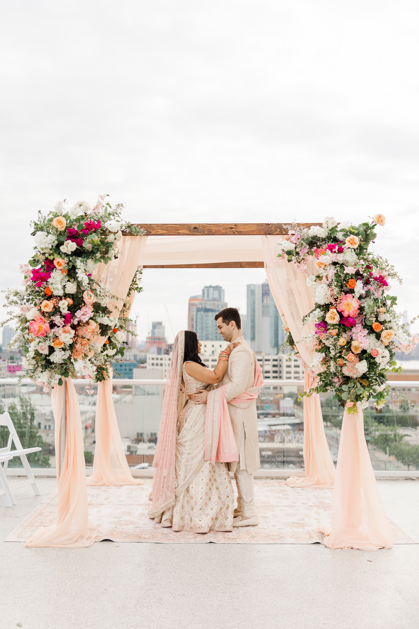 Beautiful Ravel Hotel Wedding in a Peachy, Pastel Palette