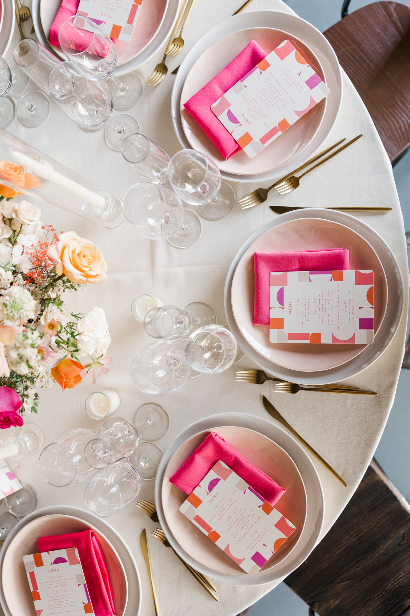 Jaw-Dropping Ravel Hotel Wedding in a Peachy, Pastel Palette