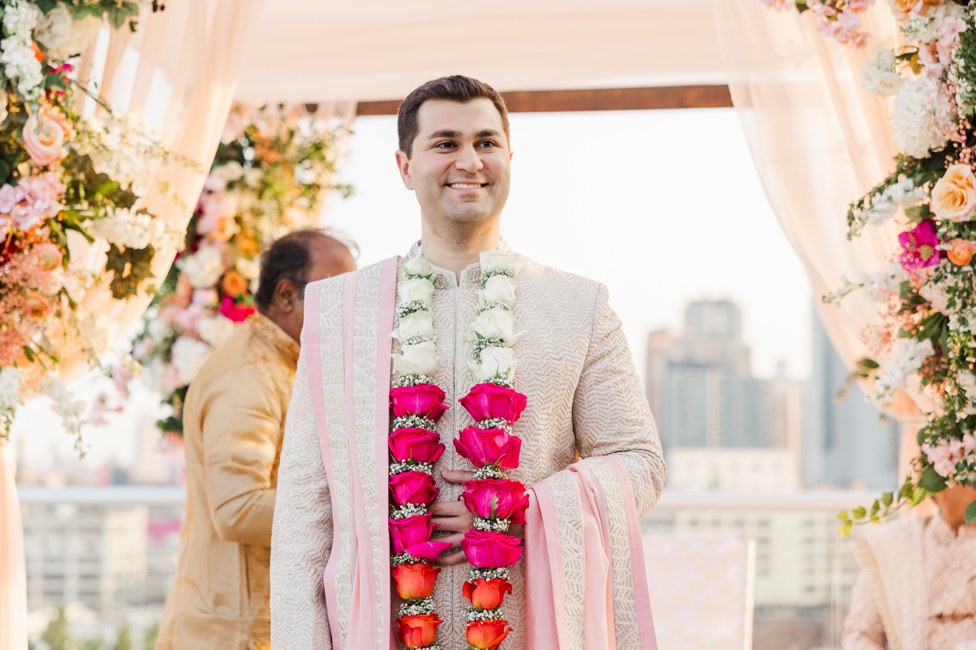 Gorgeous Ravel Hotel Wedding in a Peachy, Pastel Palette