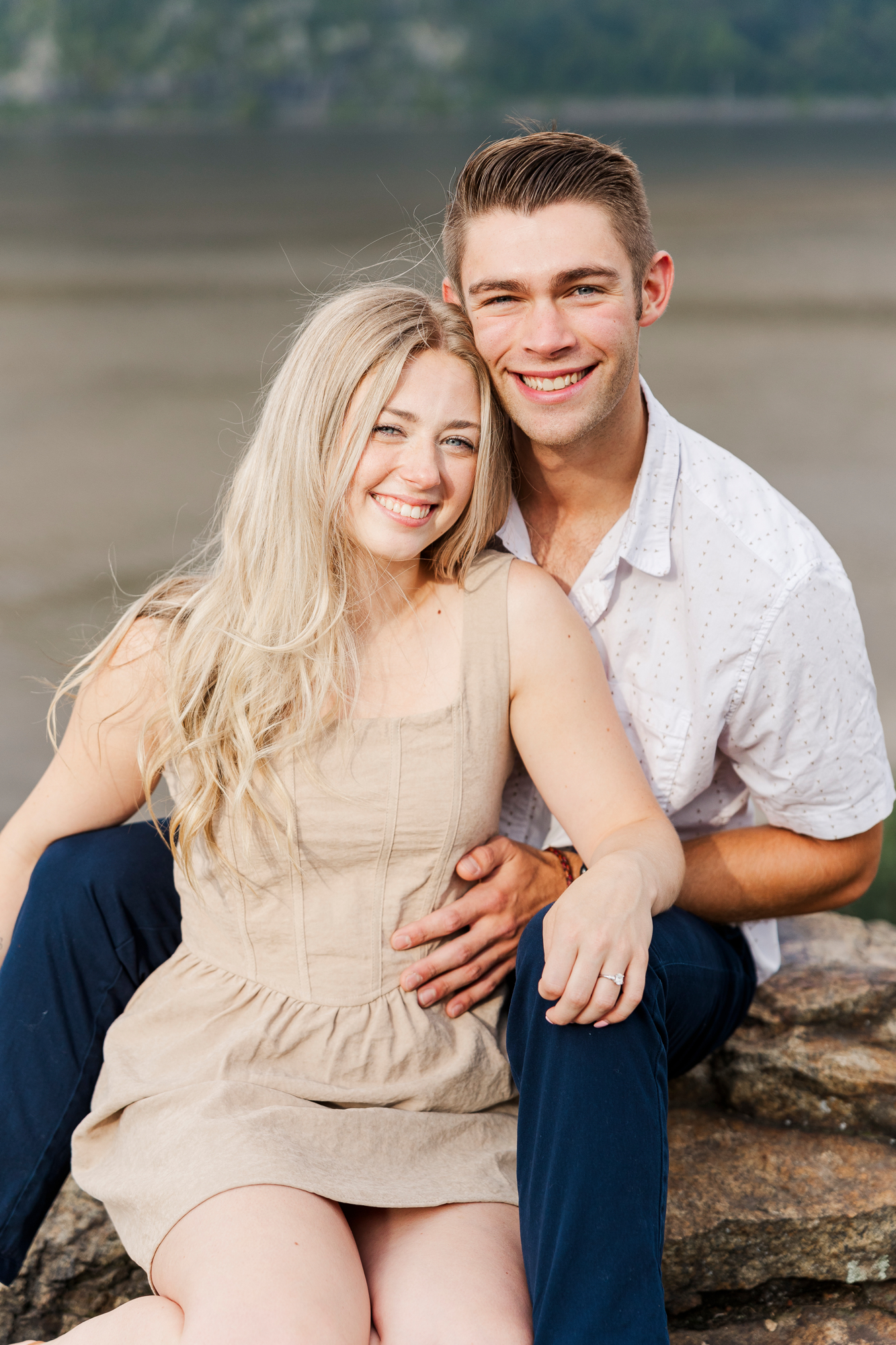 Iconic Little Stony Point Engagement Photos