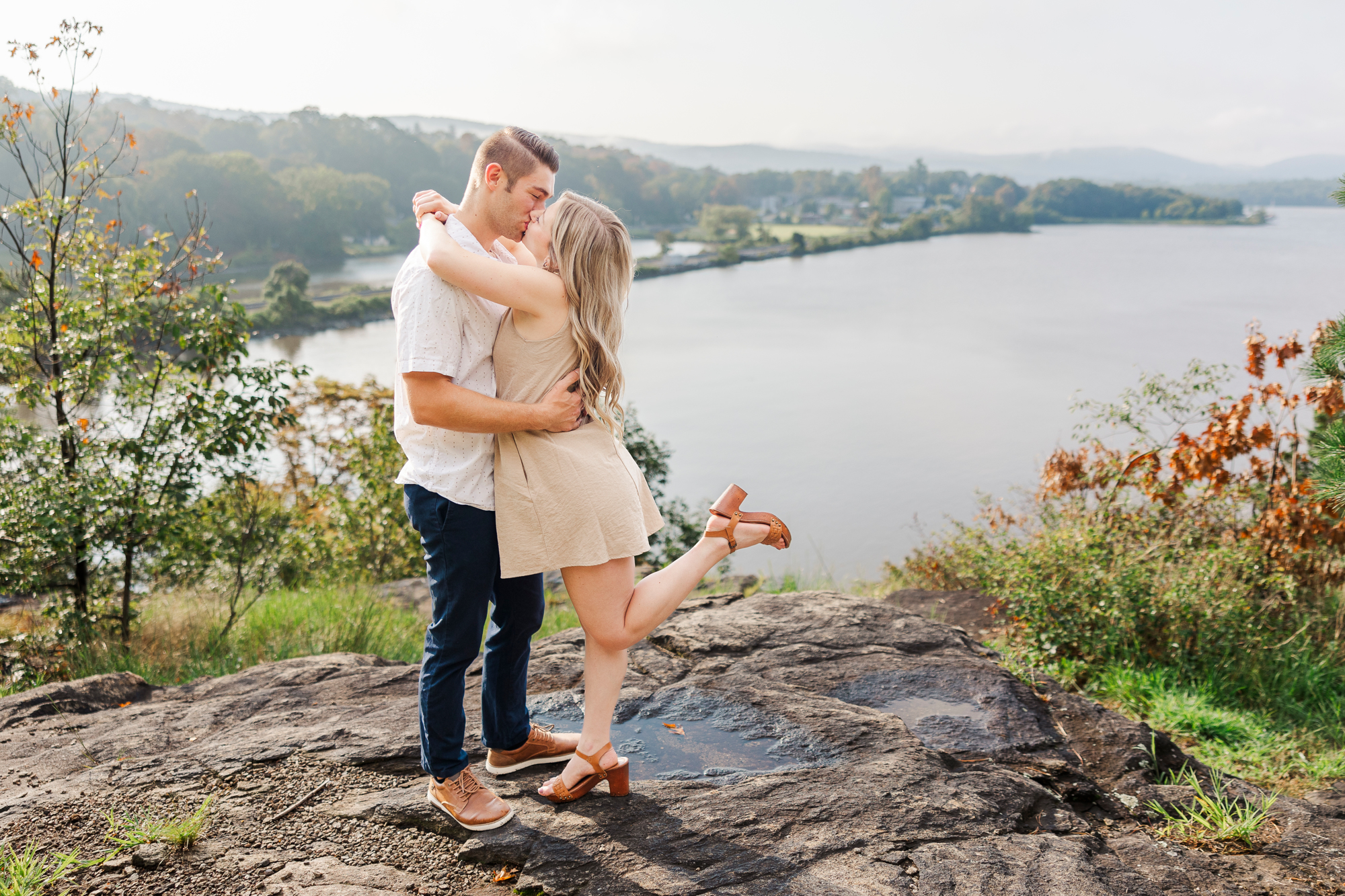 Natural Little Stony Point Engagement Photos