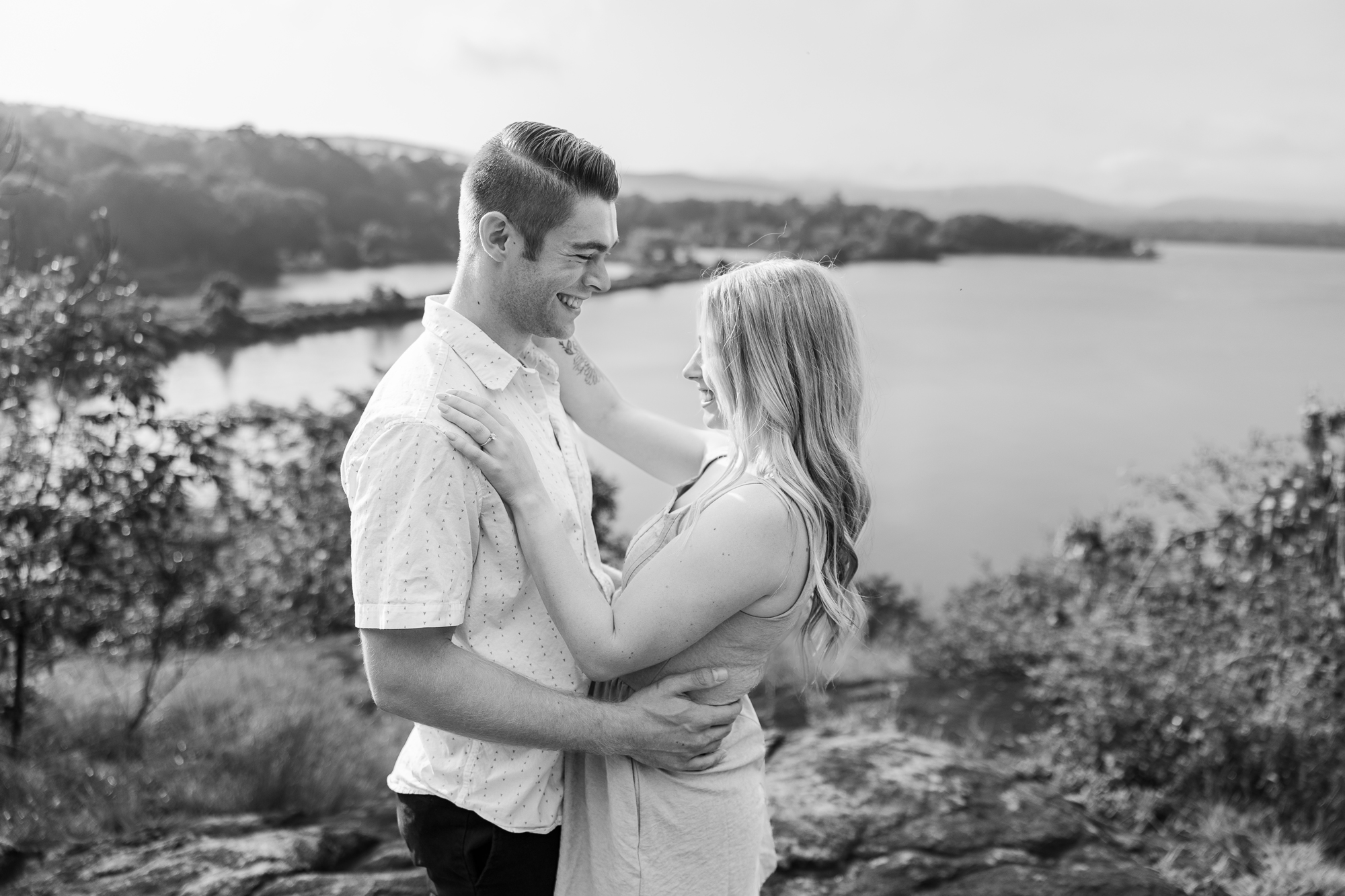 Elegant Little Stony Point Engagement Photos