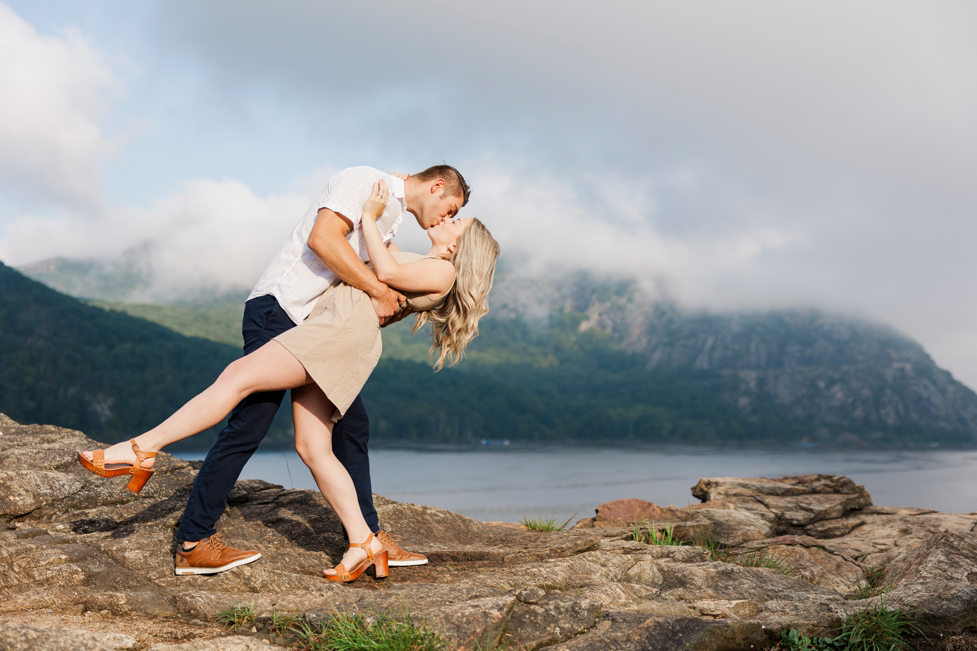 Fun-Filled Little Stony Point Engagement Photos