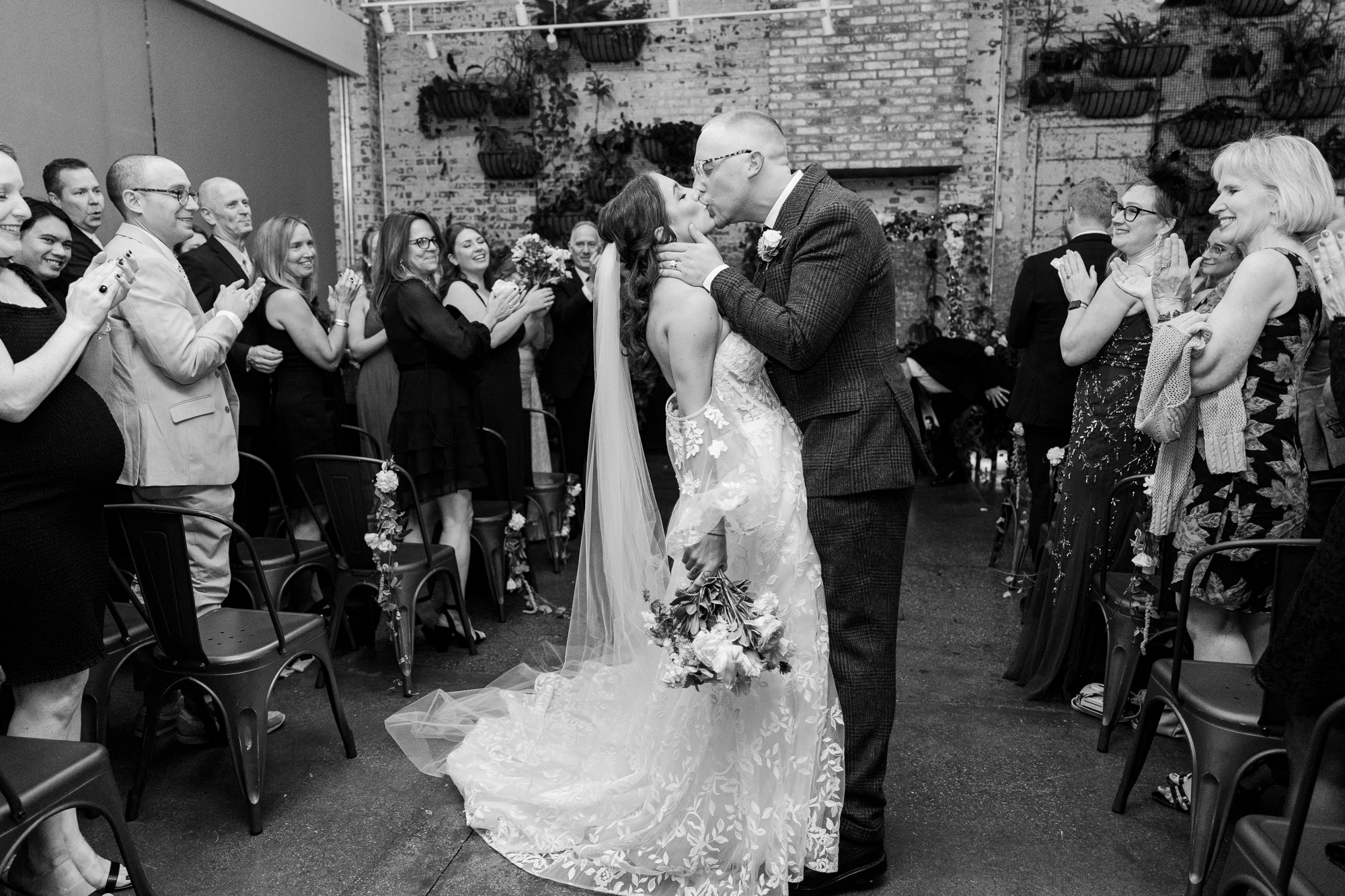 Charming Wedding Photography at Brooklyn Winery