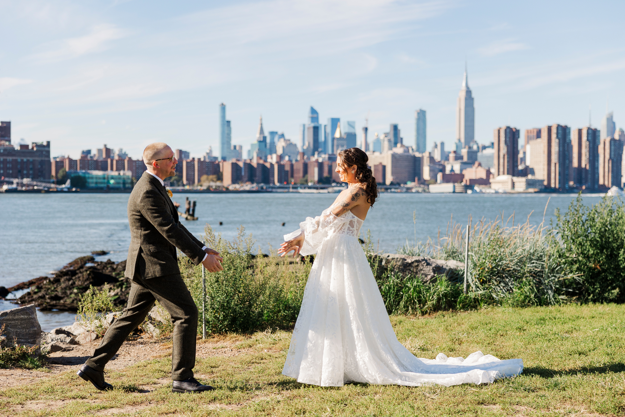 Vibrant Brooklyn Winery Wedding Photography, NY