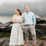 Classic engagement session in cold spring