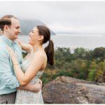 Iconic engagement session in cold spring