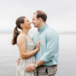 Fun engagement session in cold spring
