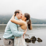 Sweet engagement session in cold spring