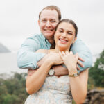 Unique engagement session in cold spring