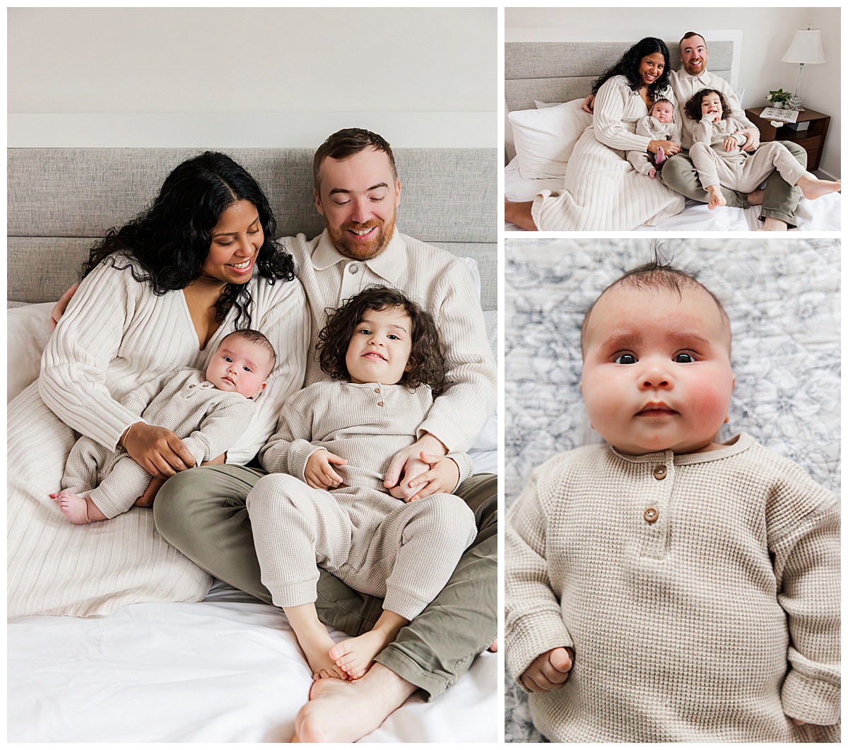 Perfect in-home family photo session