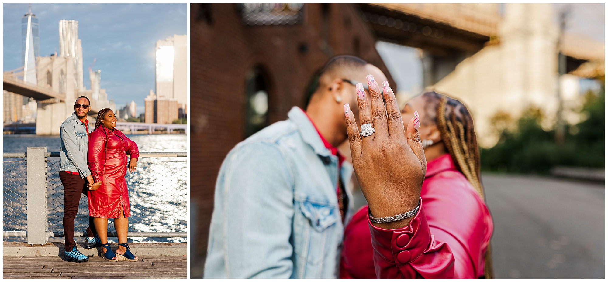 Stunning Brooklyn Bridge Engagement Pictures