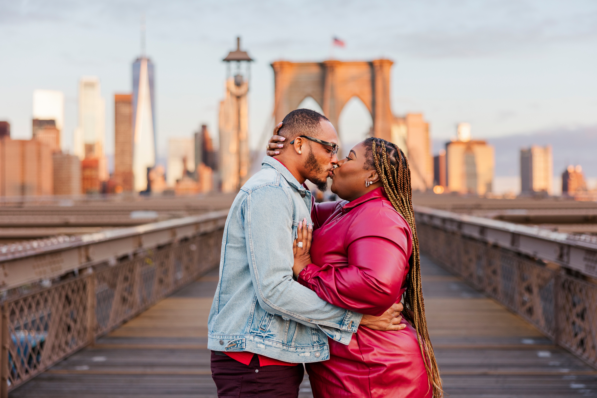 Gorgeous Brooklyn Bridge Engagement Pictures
