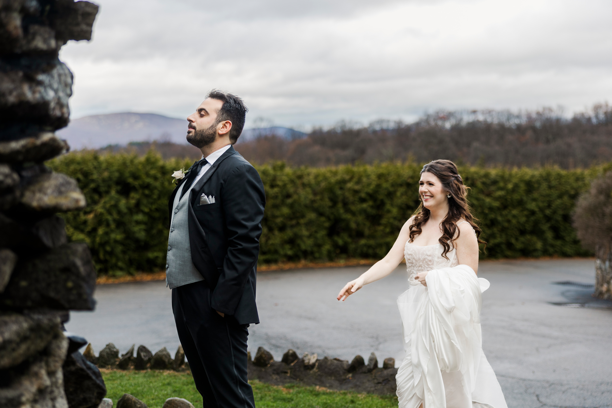 Intimate wedding photography at The Garrison, NY