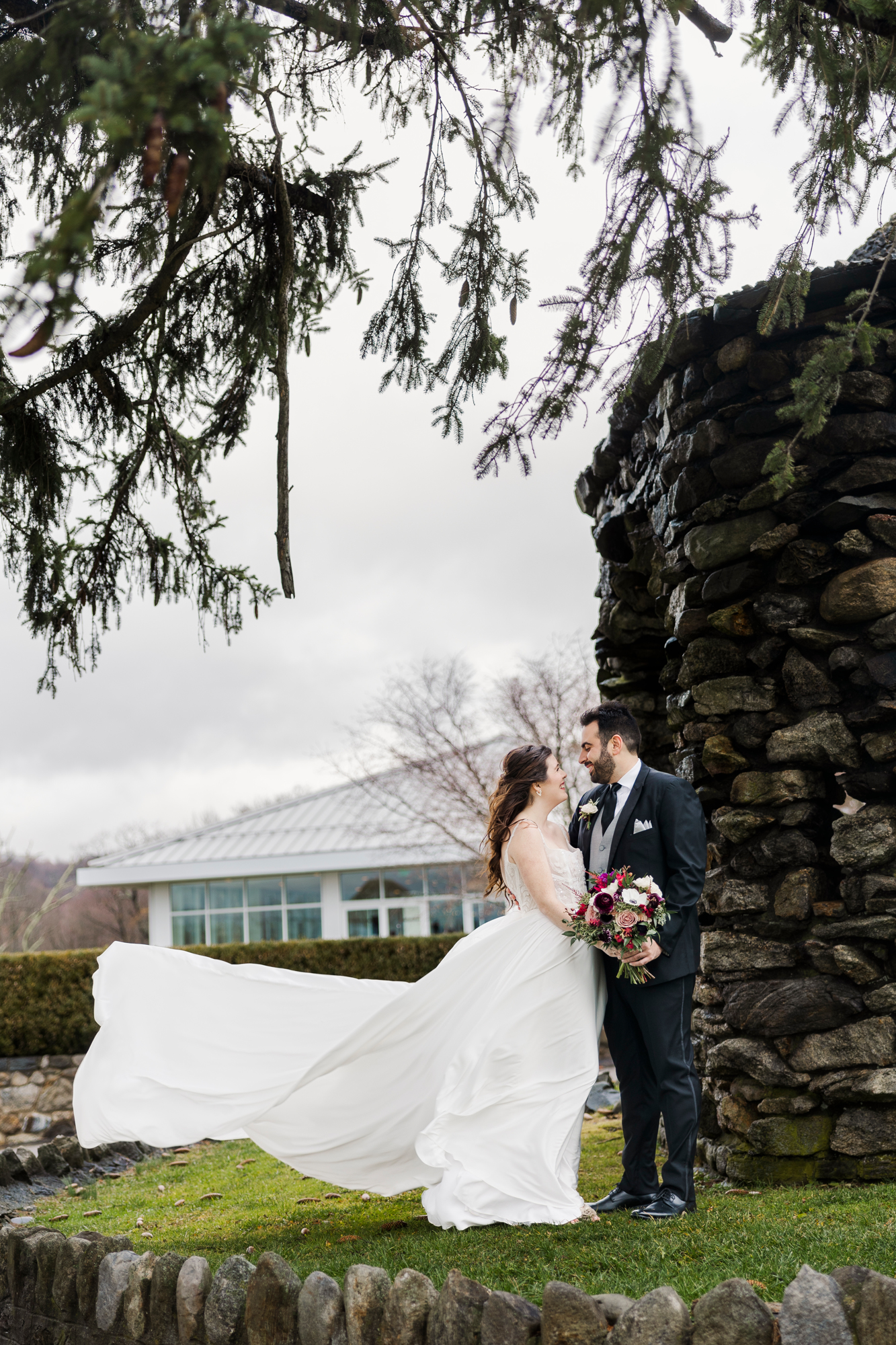 Cheerful wedding photography at The Garrison, NY