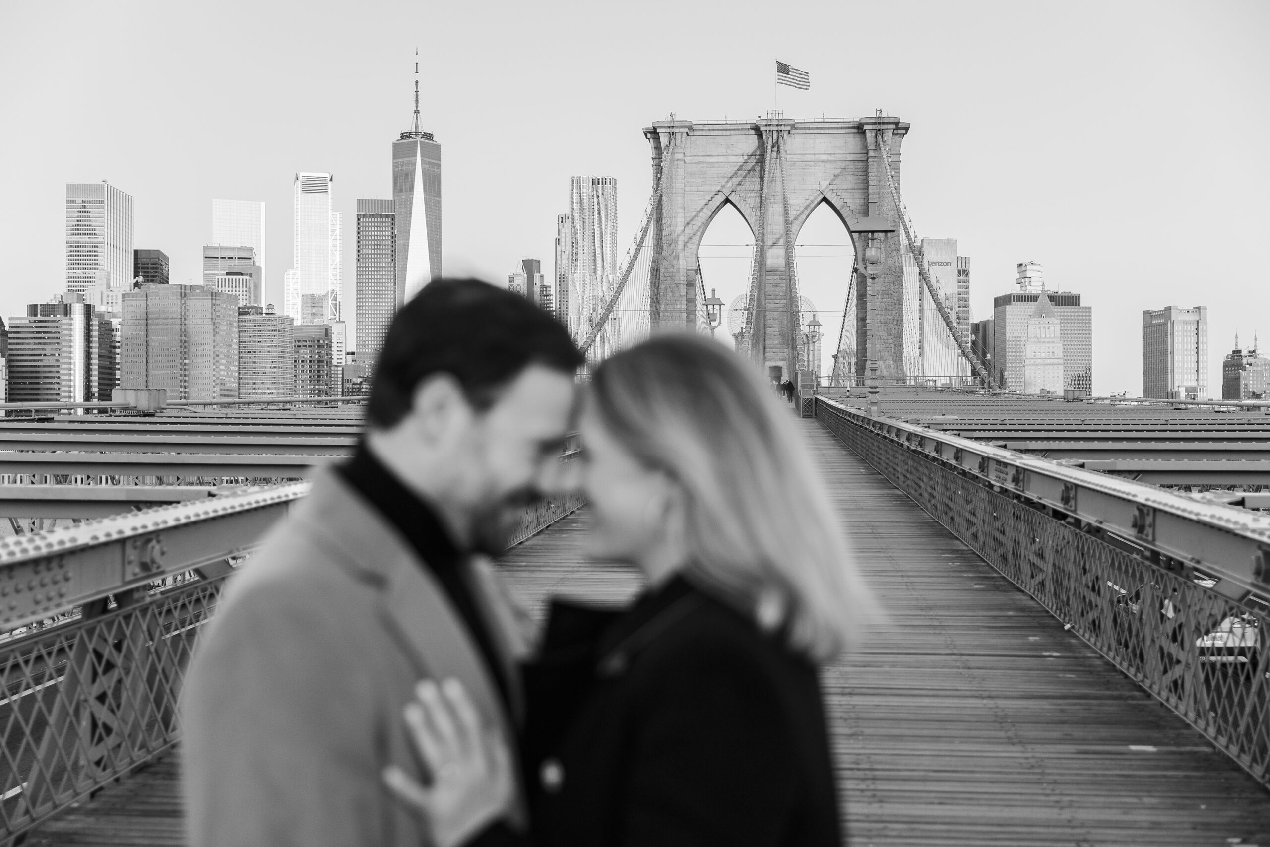 Cheerful dumbo engagement session