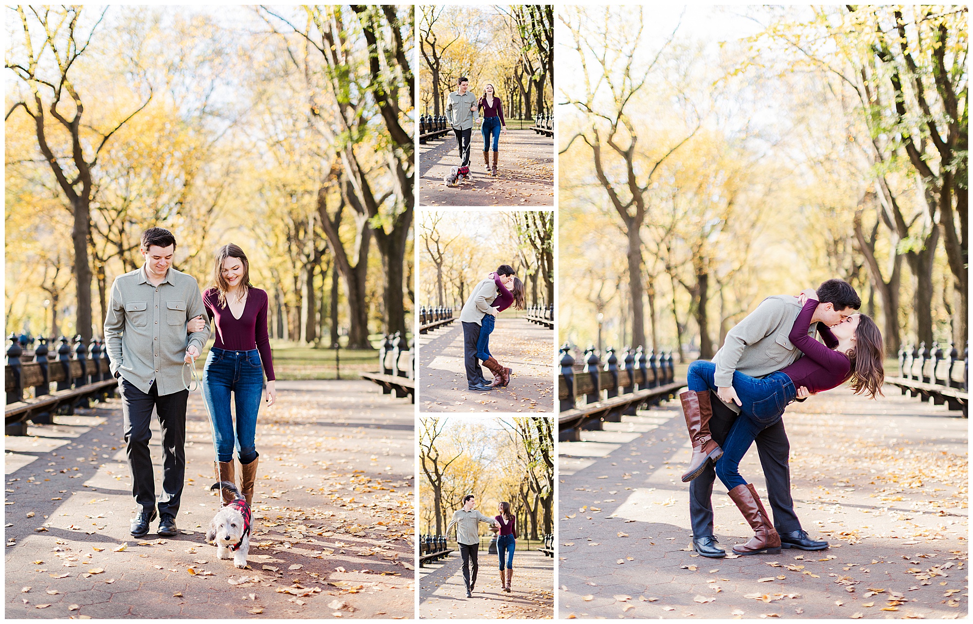 Romantic Engagement Photoshoot in Central Park