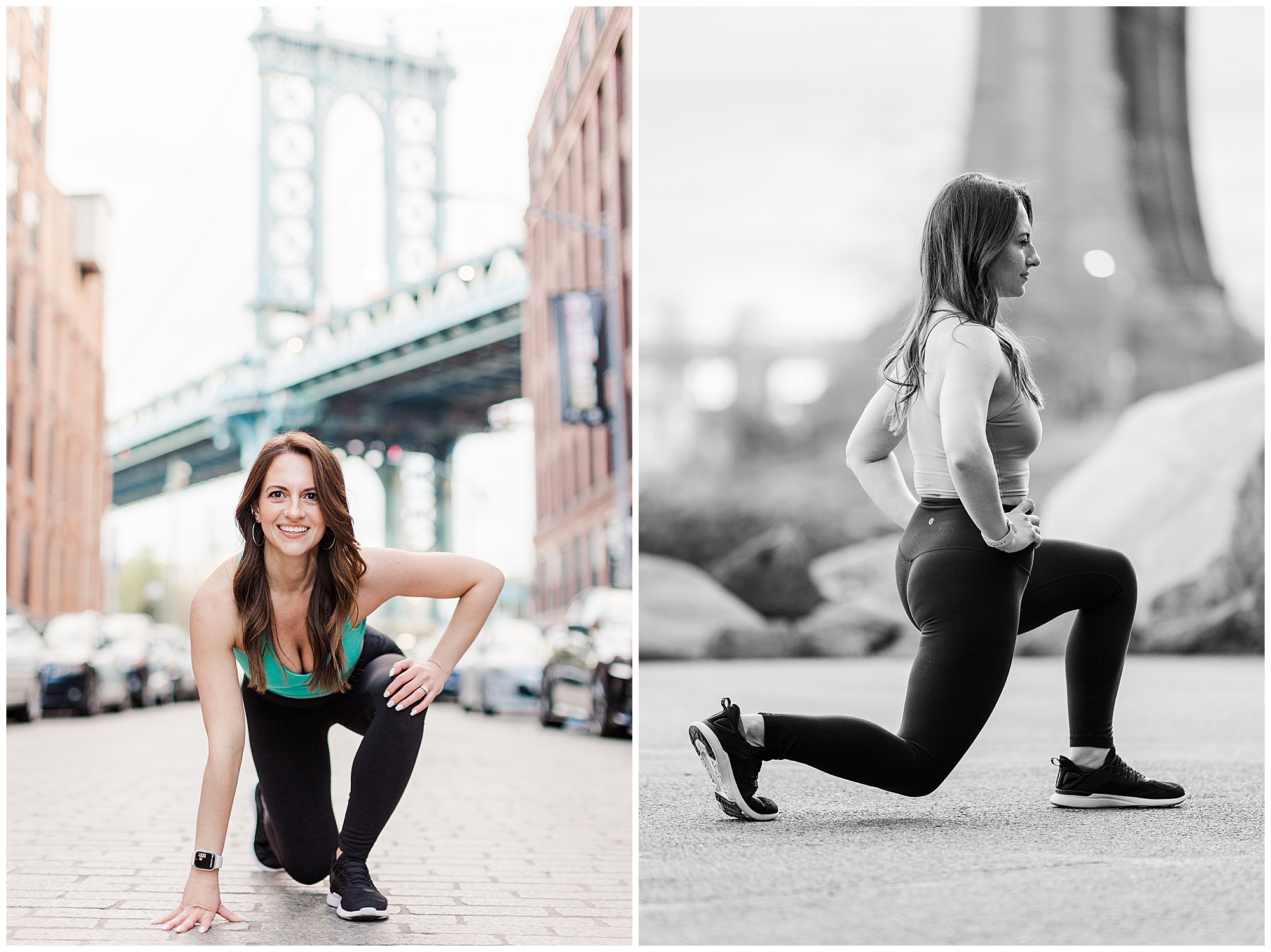 Radiant fitness branding photos in NY