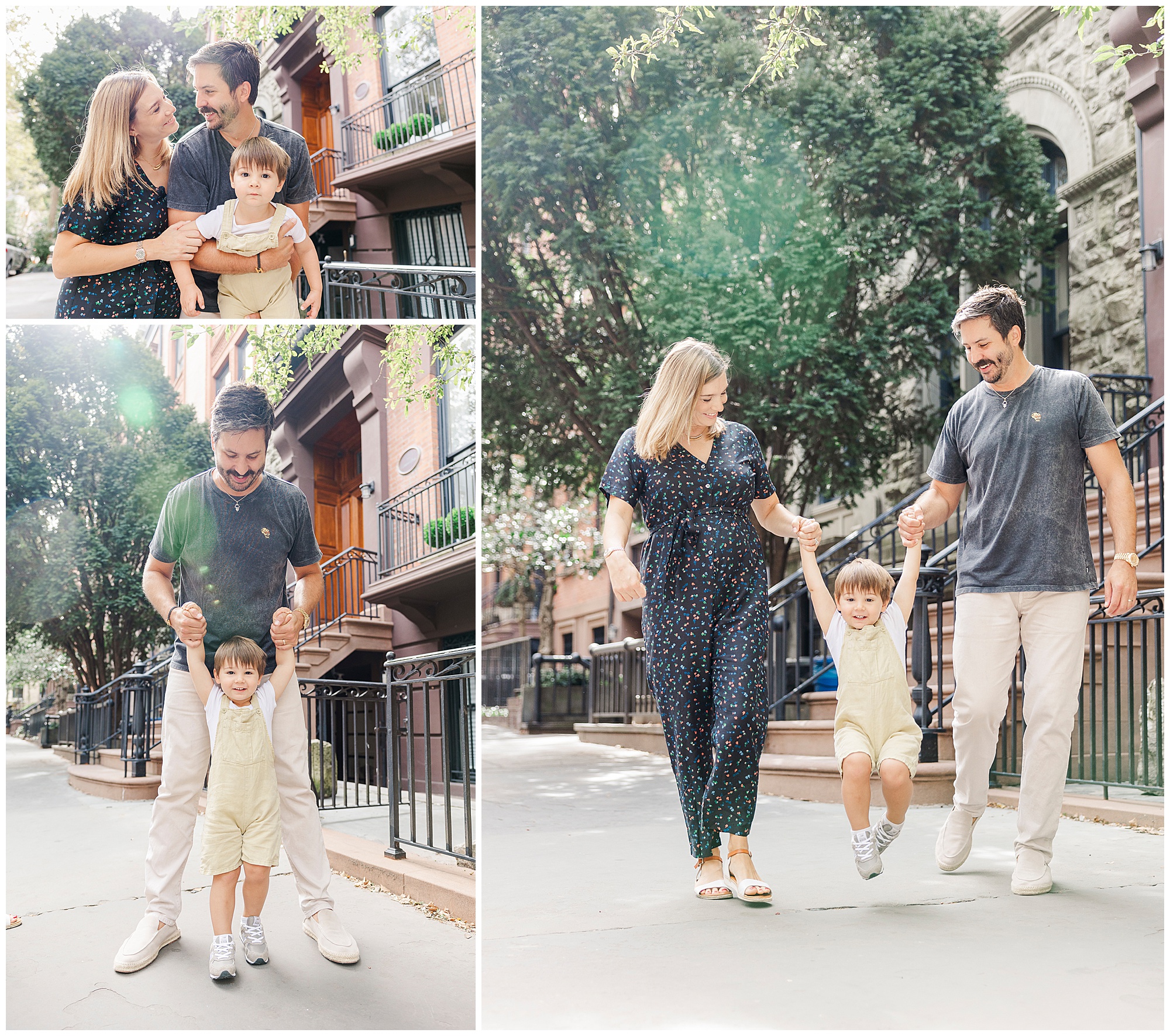 Whimsical family photo shoot in Brooklyn Heights