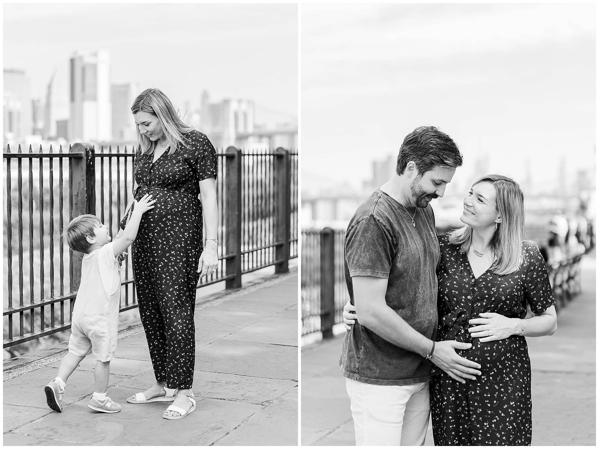 Vibrant family photo shoot in Brooklyn Heights