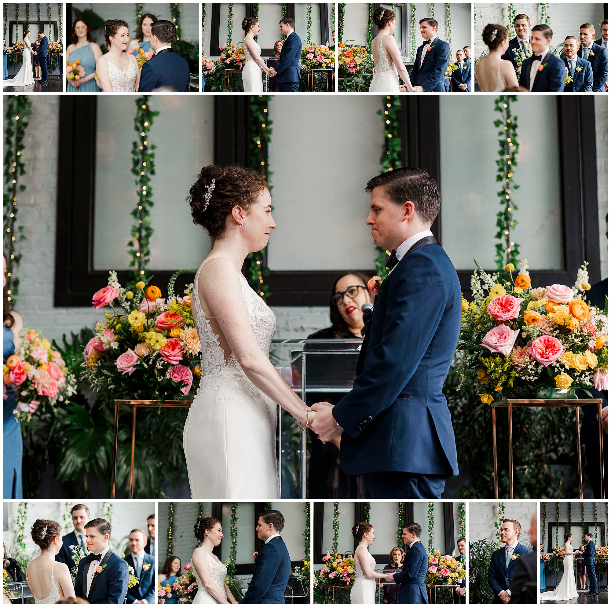 Stunning wedding photos at royal palms shuffleboard in brooklyn