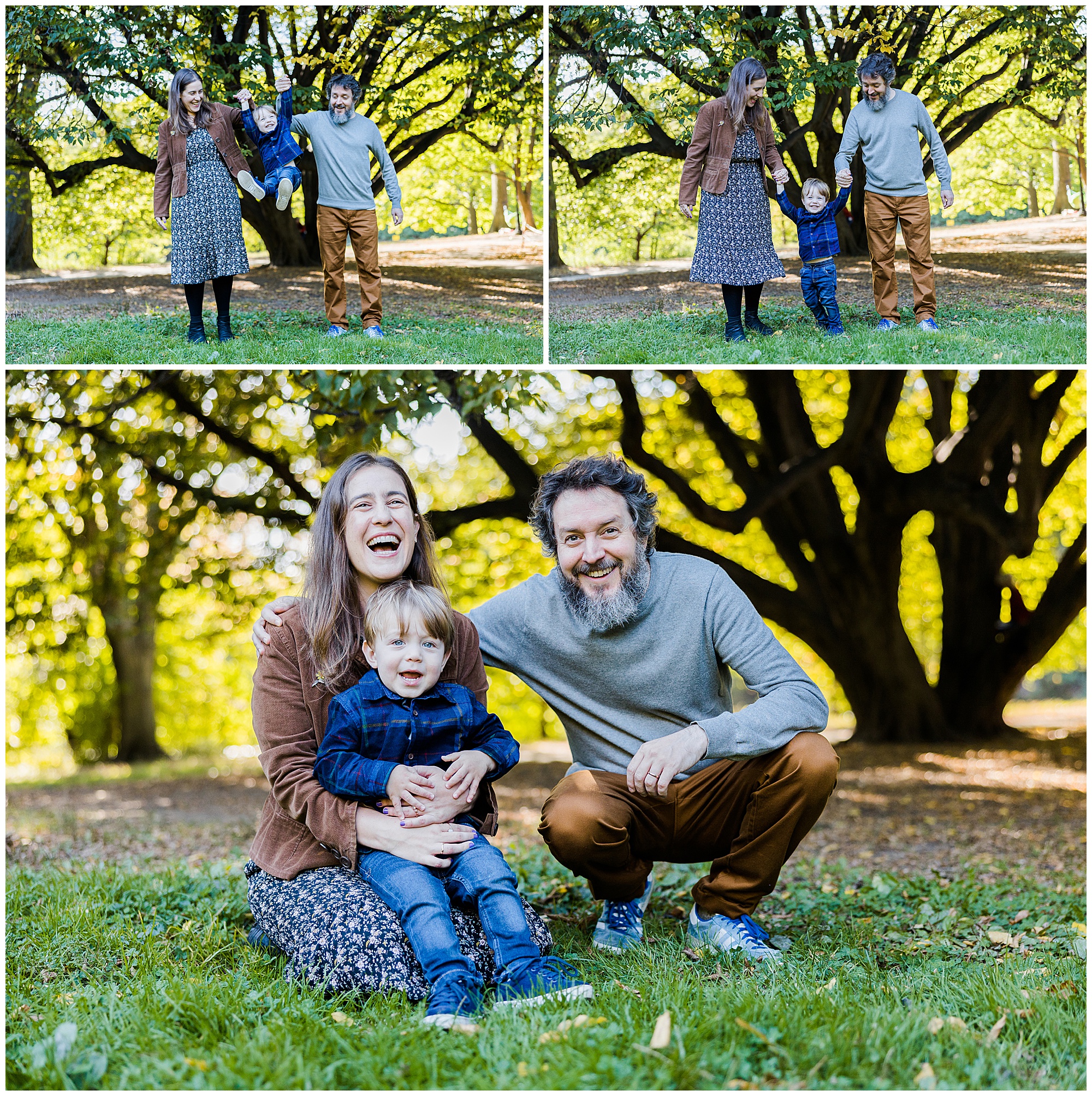 Cheerful family photo session in New York