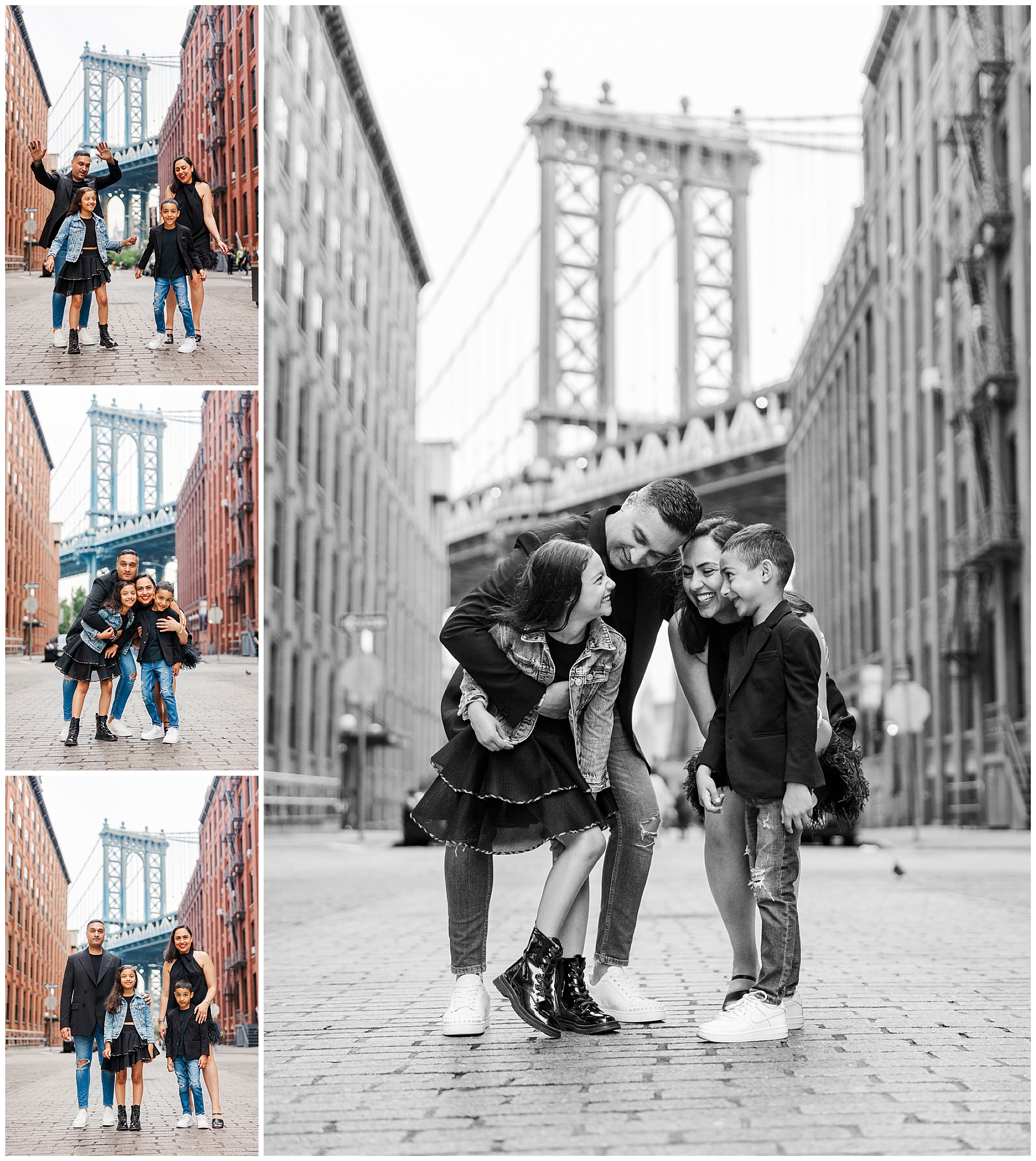 Whimsical family photo shoot in Brooklyn