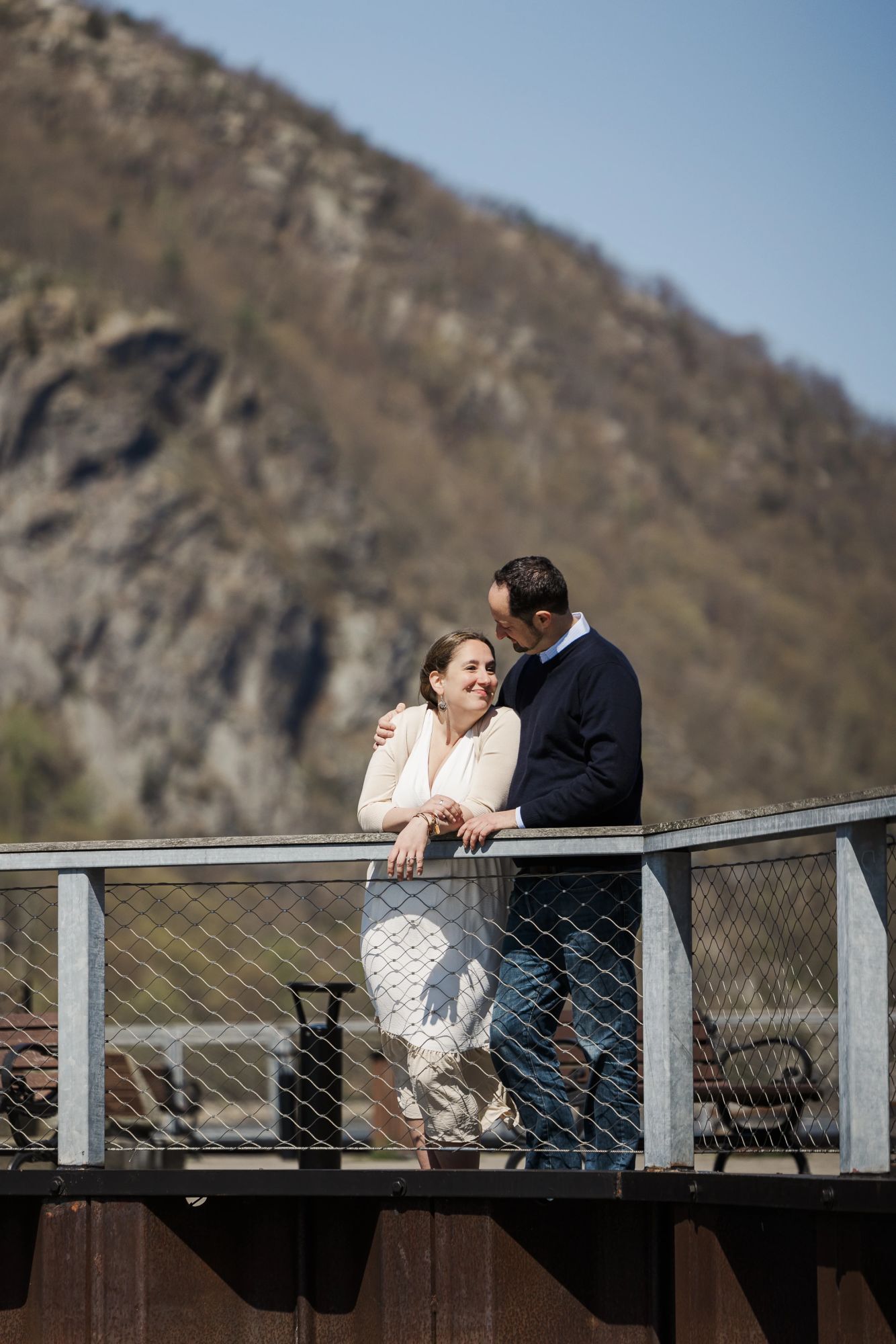 Gorgeous cold spring engagement session